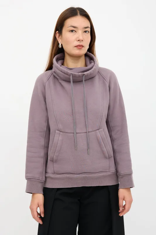 Cowl Neck Sweatshirt made by Helmut Lang