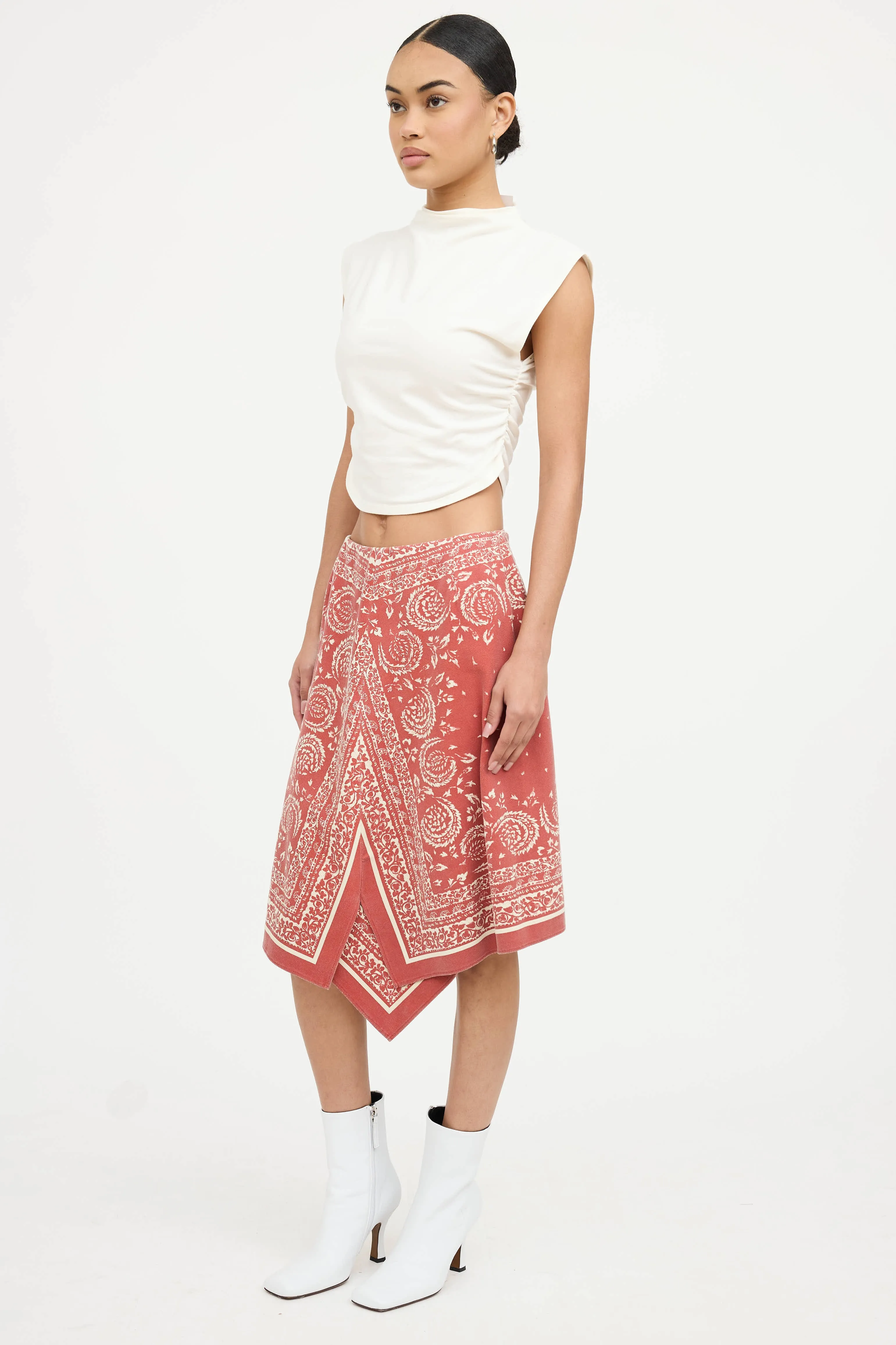 Asymmetrical Handkerchief Skirt sold by VSP Consignment product image thumbnail 5