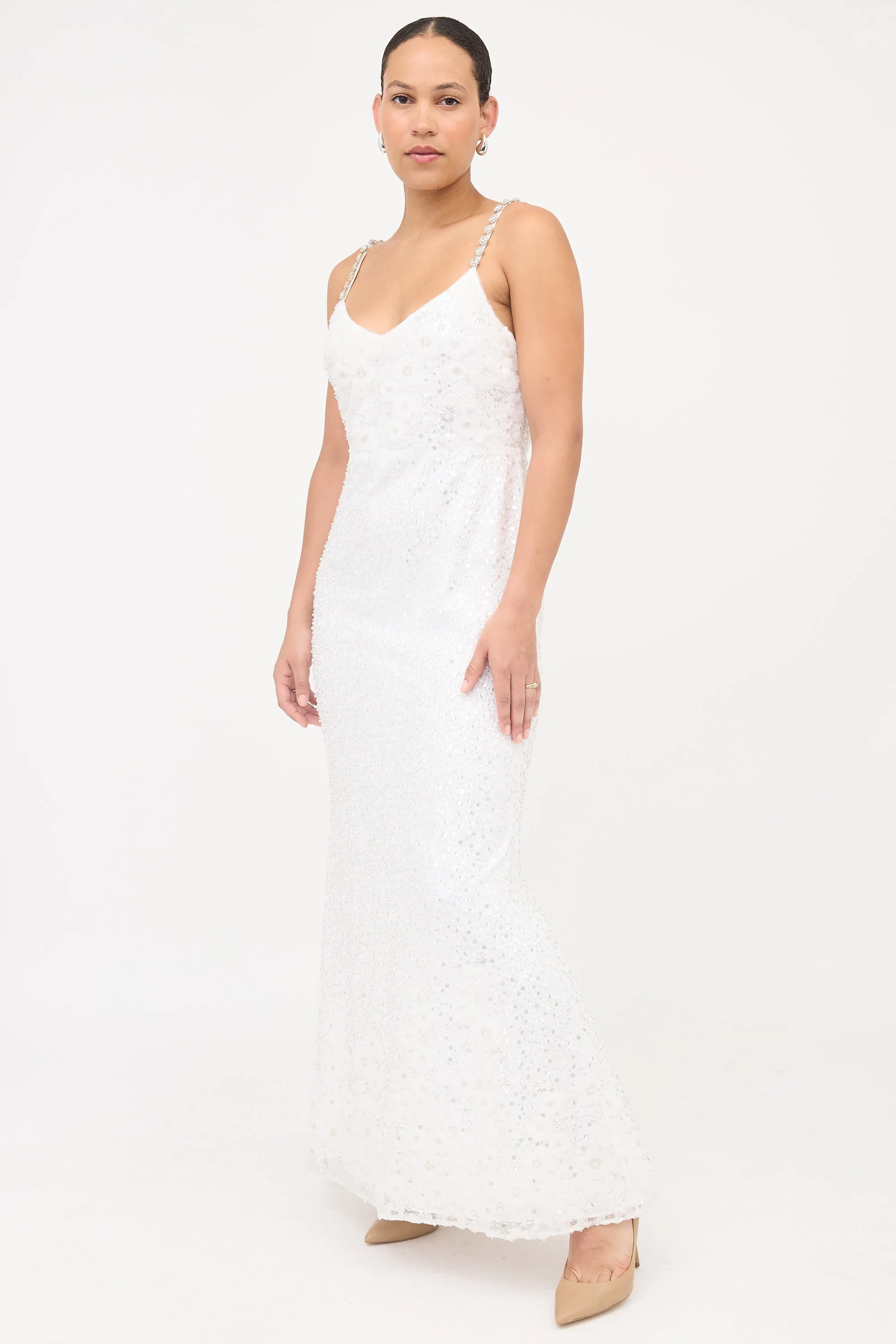 Beaded Sequin Maxi Dress sold by VSP Consignment product image thumbnail 3