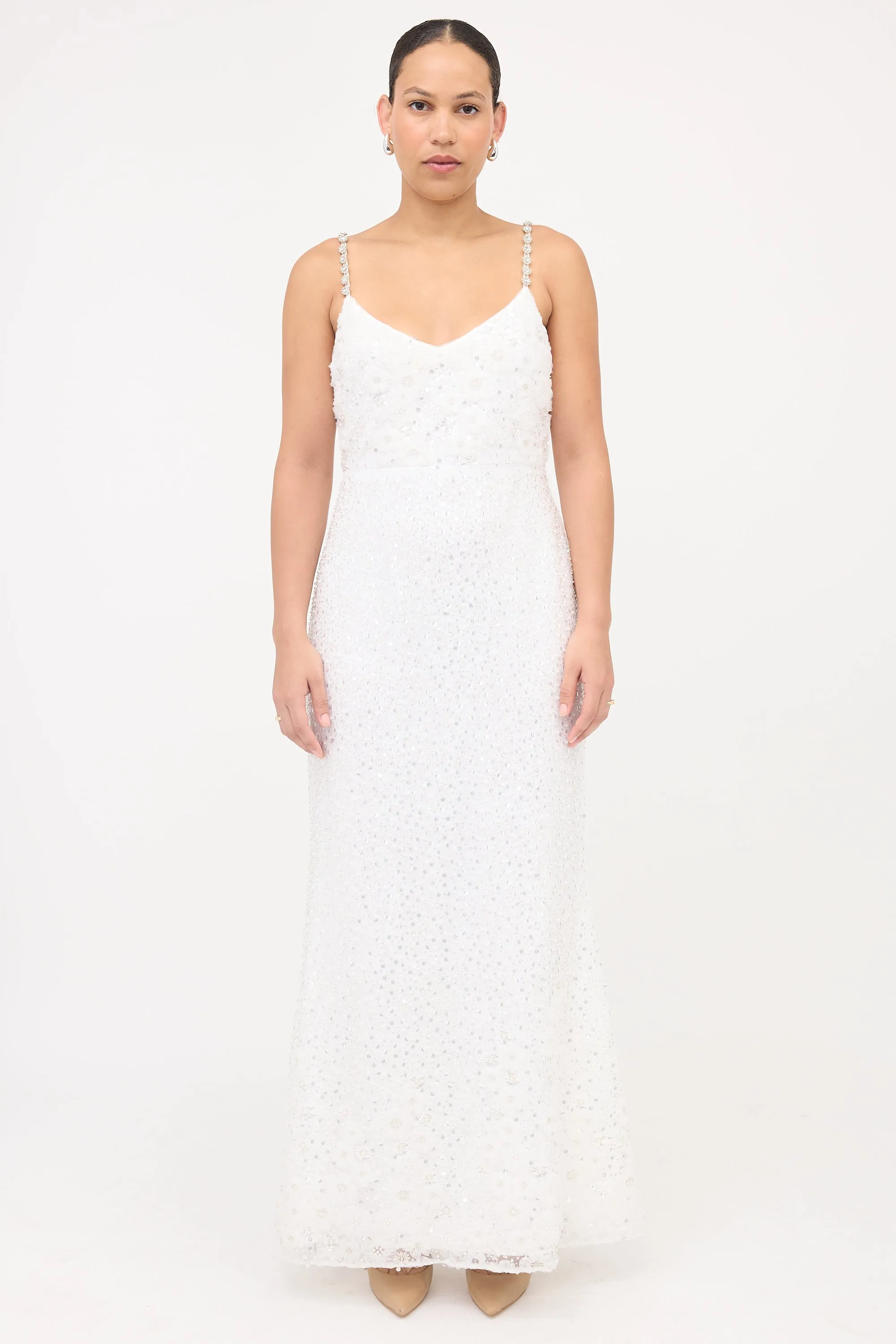 Beaded Sequin Maxi Dress sold by VSP Consignment product image thumbnail 2