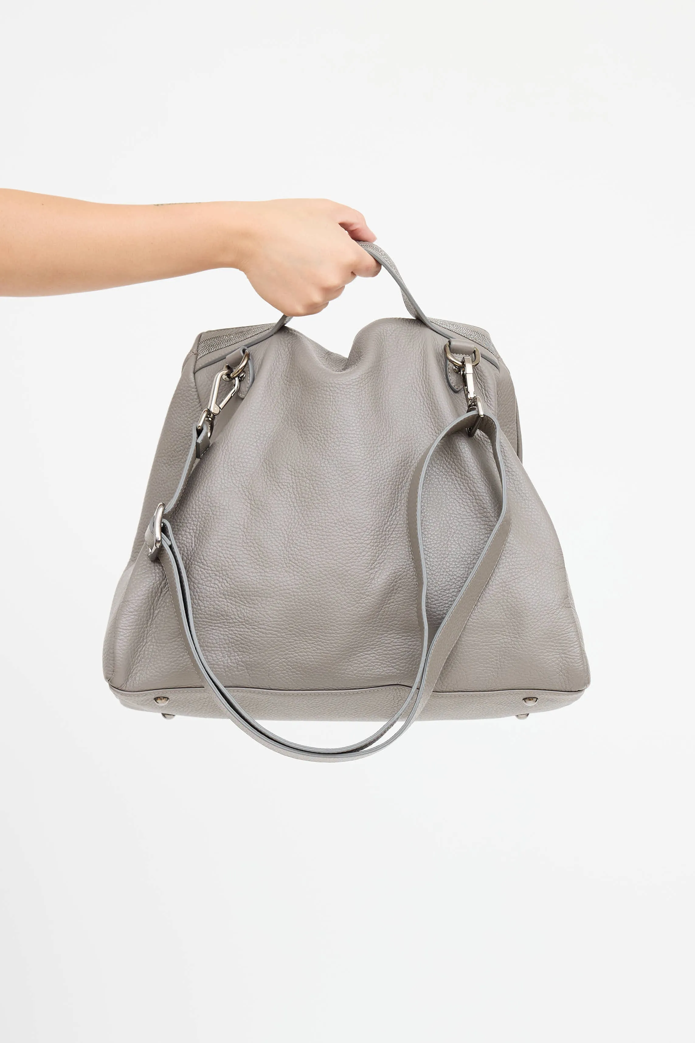 Leather Beaded Trim Bag sold by VSP Consignment product image thumbnail 2