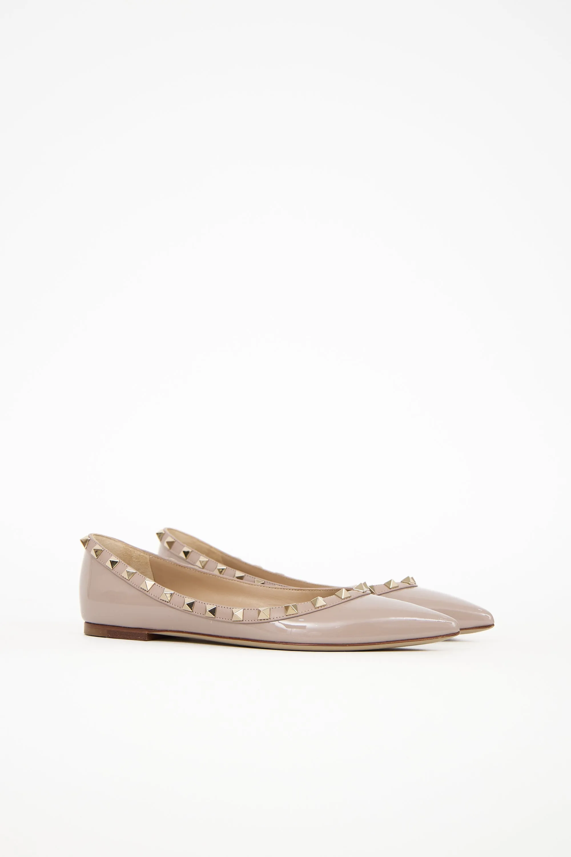Patent Rockstud Ballet Flat sold by VSP Consignment product image thumbnail 3