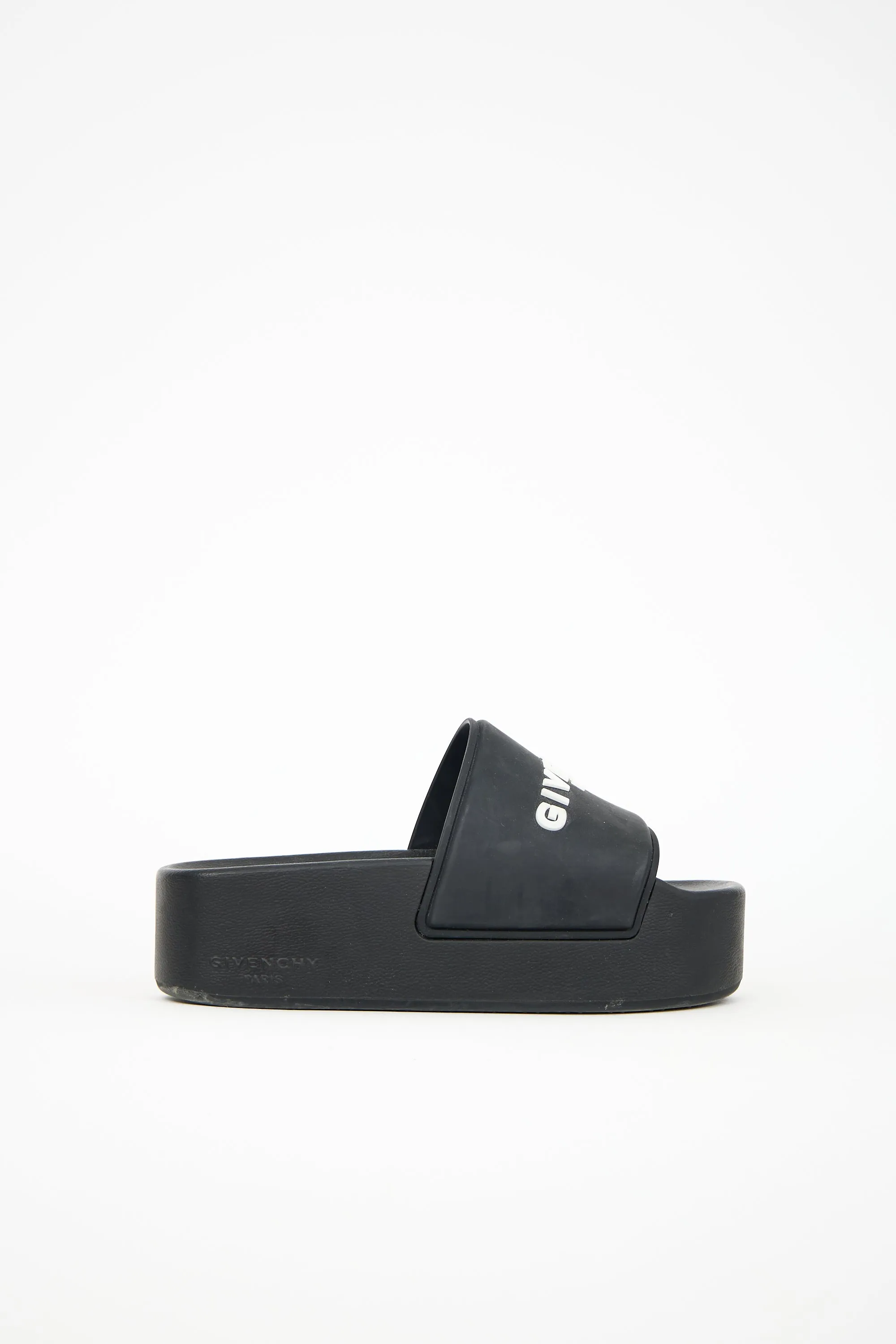 Rubber Logo Platform Slide sold by VSP Consignment