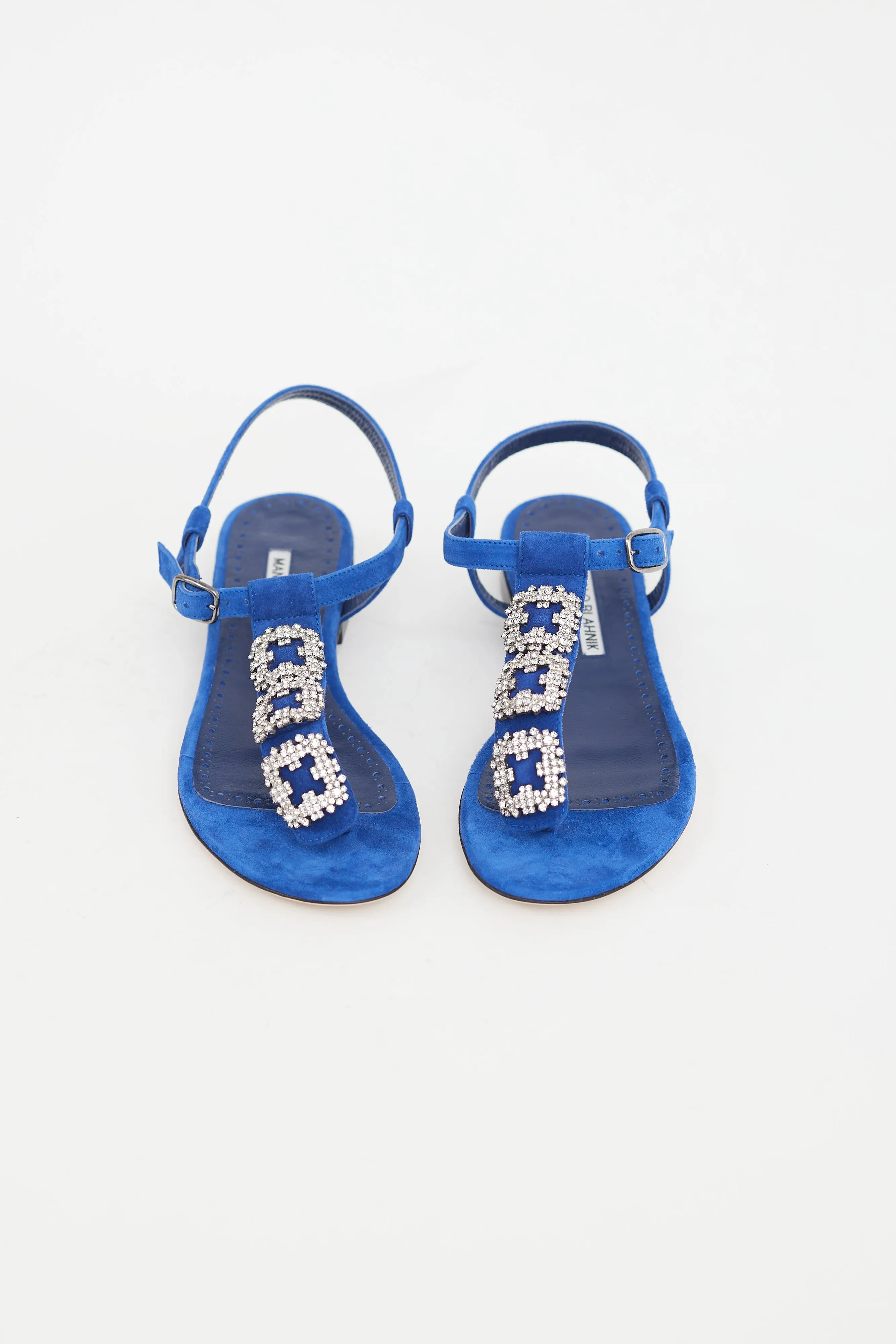 Suede Crystal Embellishment Sandal sold by VSP Consignment product image thumbnail 2