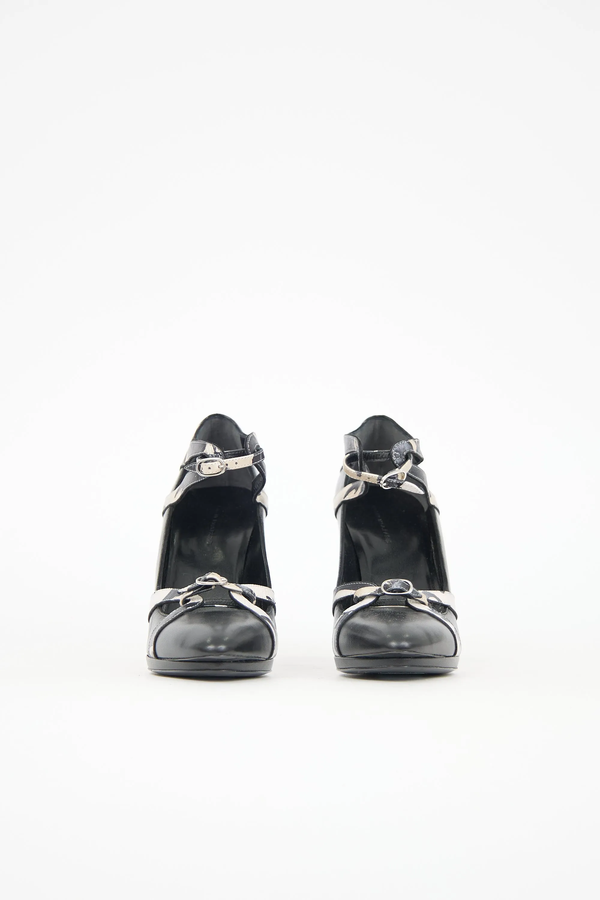 Leather Cut Out Camo Pump sold by VSP Consignment product image thumbnail 3