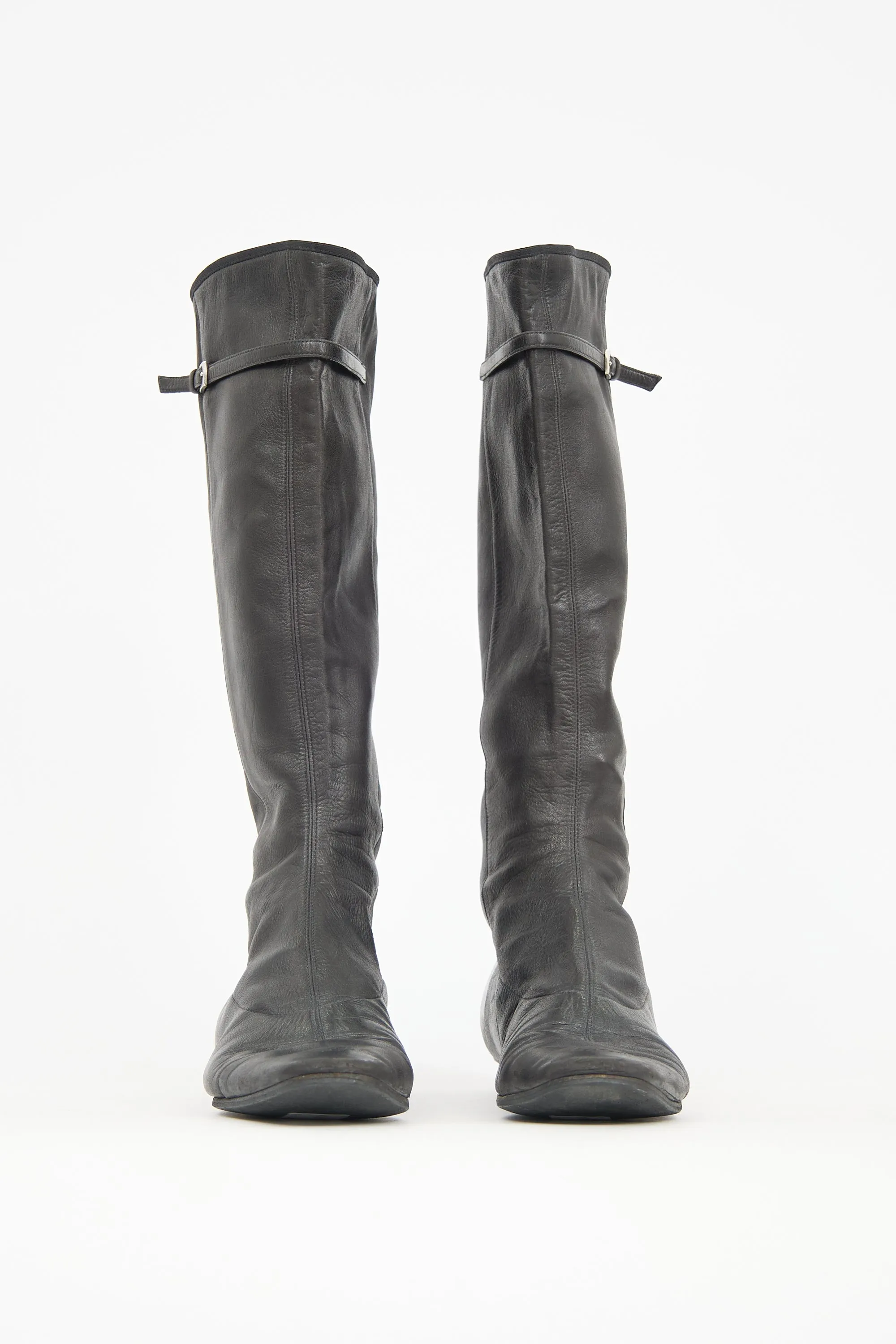 Leather Perforated CC Boot sold by VSP Consignment product image thumbnail 4