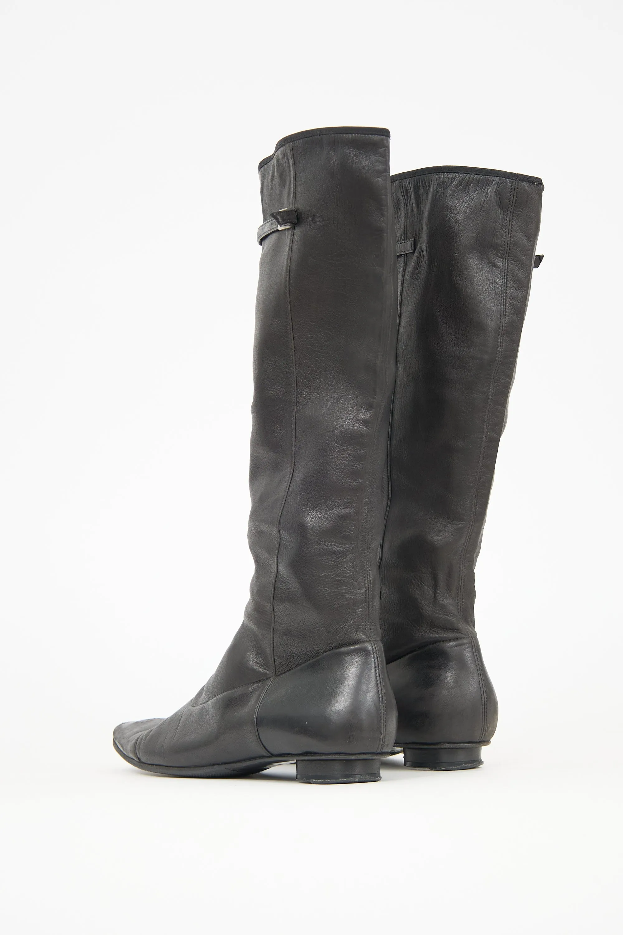 Leather Perforated CC Boot sold by VSP Consignment product image thumbnail 5