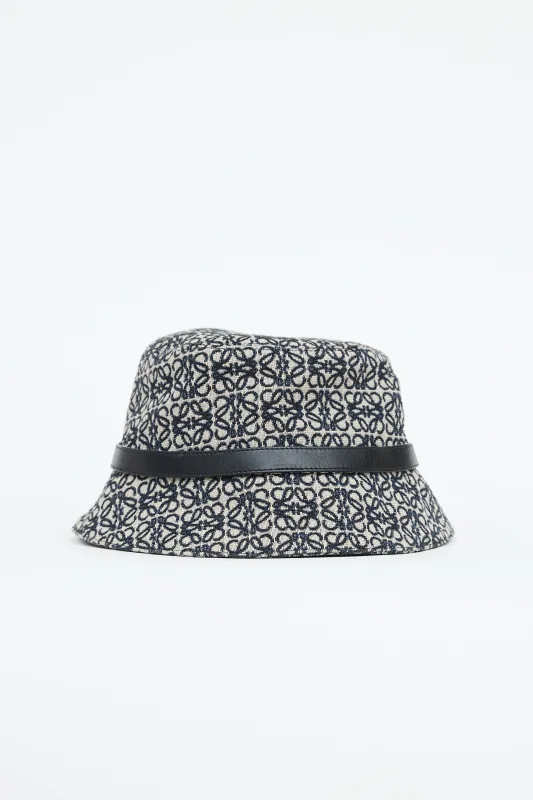 Anagram Bucket Hat made by Loewe