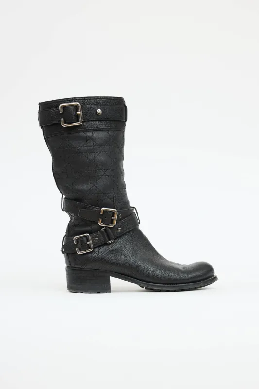 Cannage Moto Boot sold by VSP Consignment