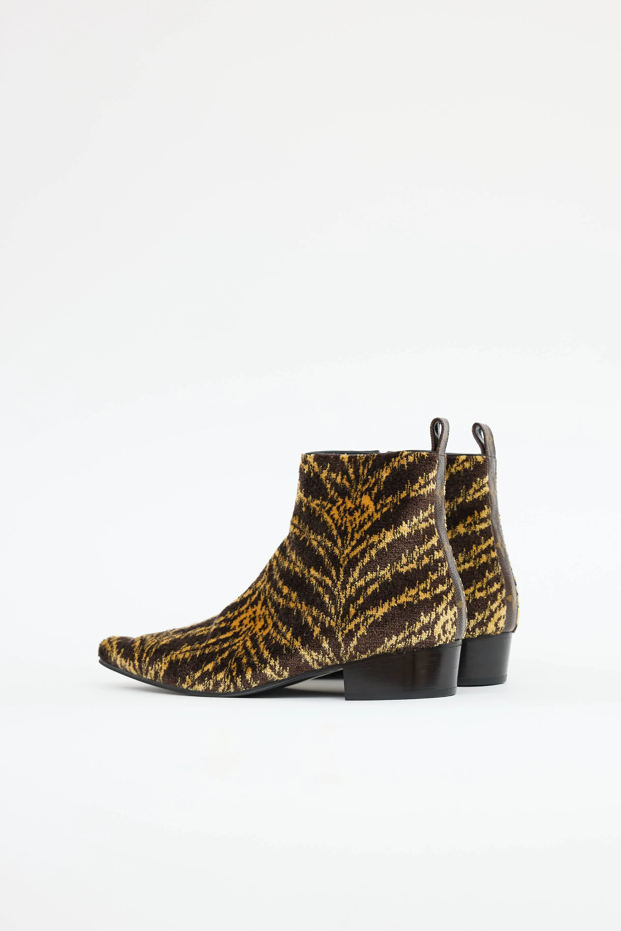 Terrycloth Ankle Boot sold by VSP Consignment product image thumbnail 4