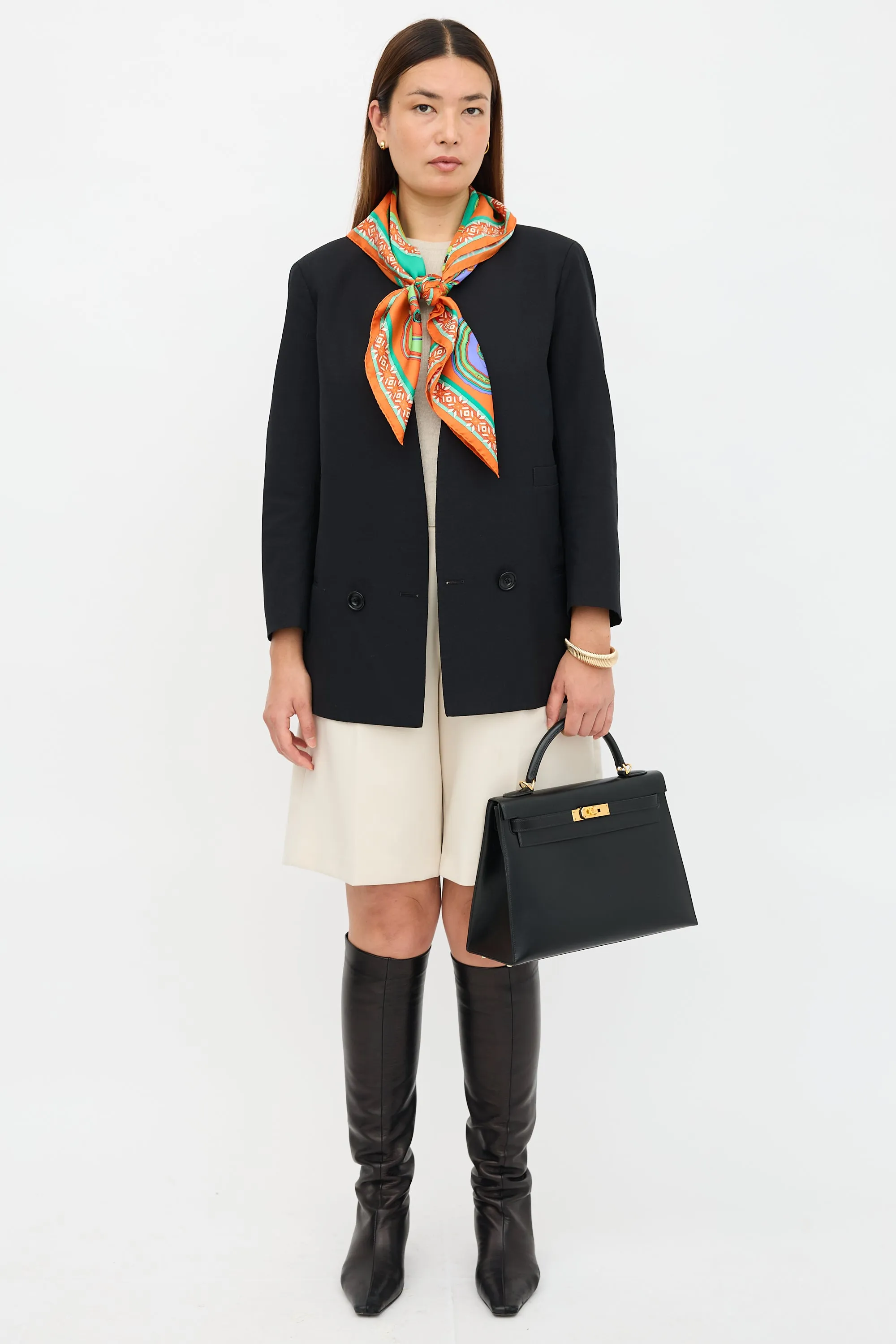 2004 Noir H Box Kelly Sellier 32 Bag sold by VSP Consignment product image thumbnail 5