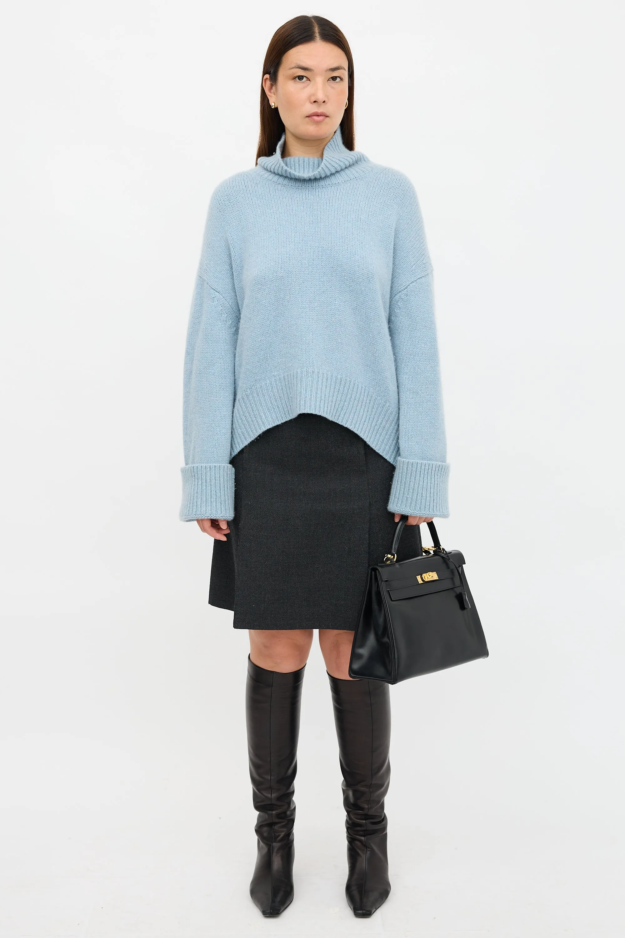 Vintage Noir H Box Kelly Sellier 32 Bag sold by VSP Consignment product image thumbnail 5