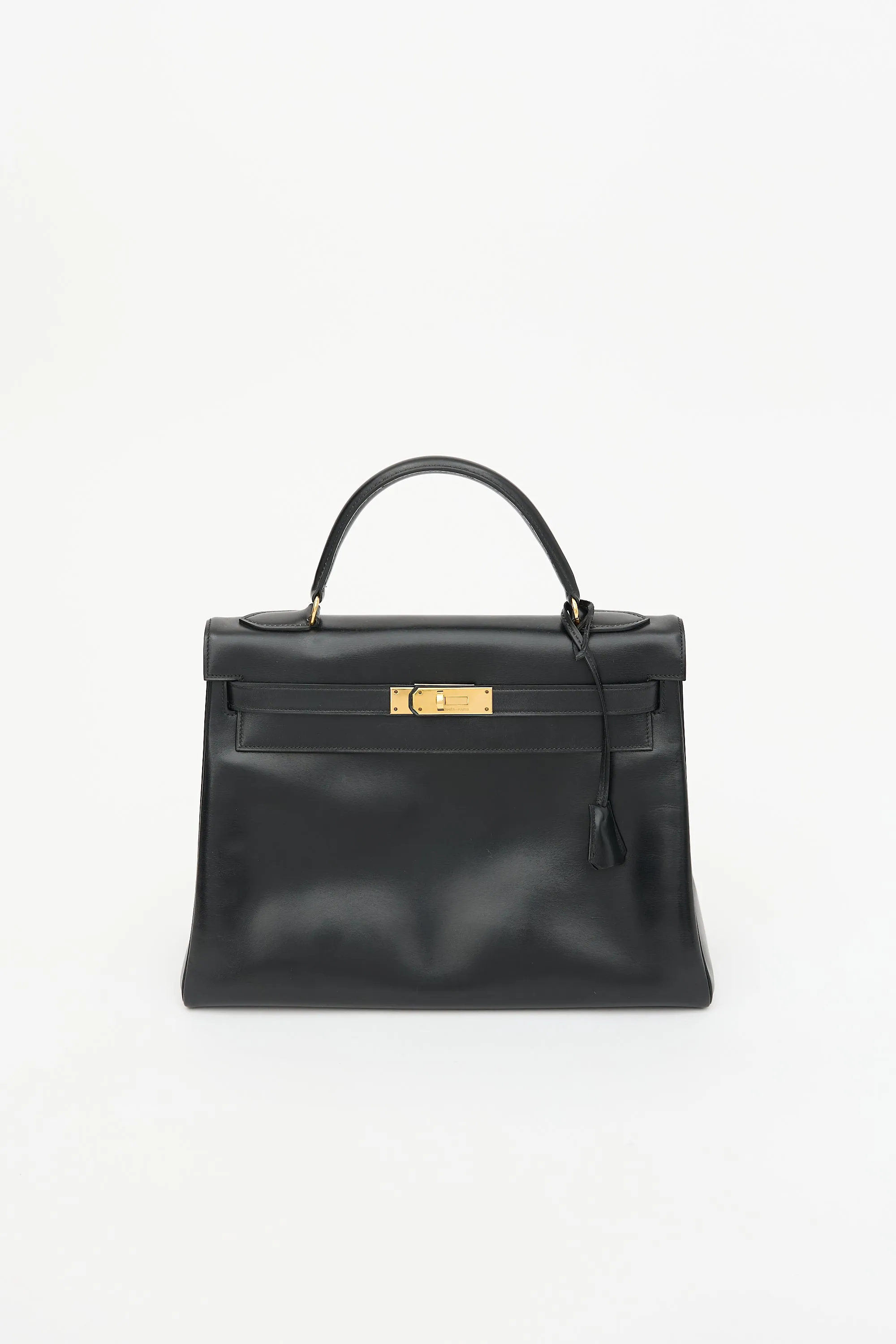 Vintage Noir H Box Kelly Sellier 32 Bag sold by VSP Consignment product image thumbnail 2