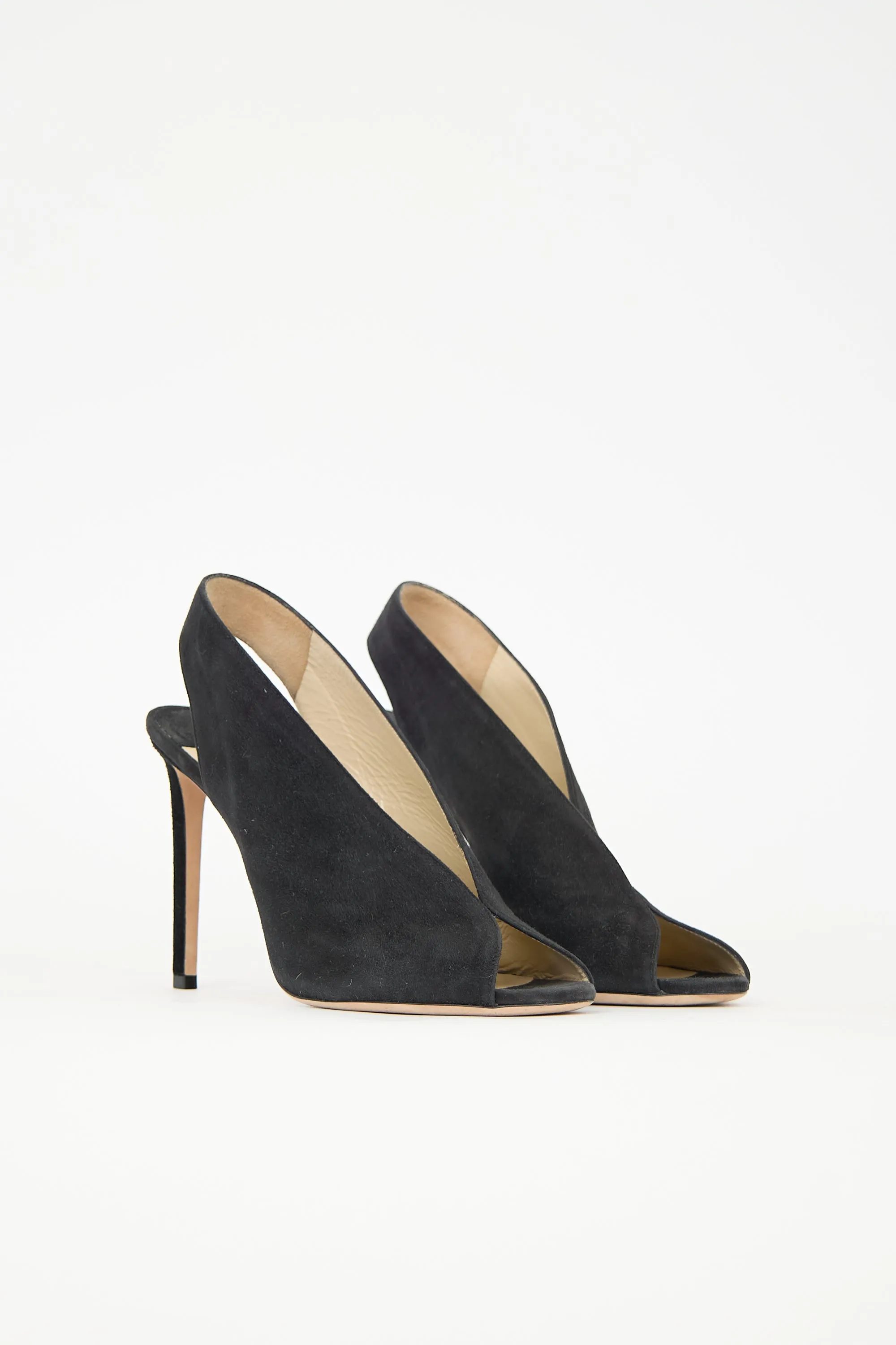Suede Shar Slingback Heel sold by VSP Consignment product image thumbnail 2