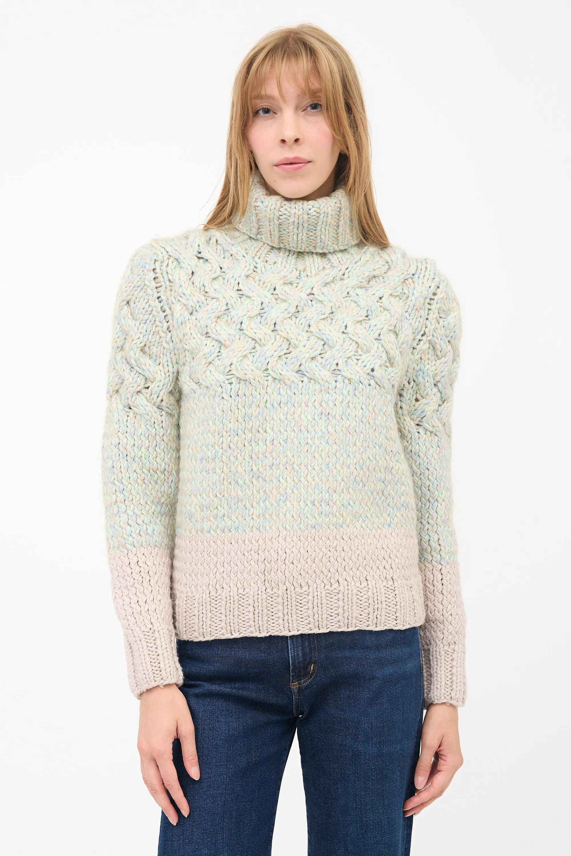 Wool Chunky Knit Sweater sold by VSP Consignment