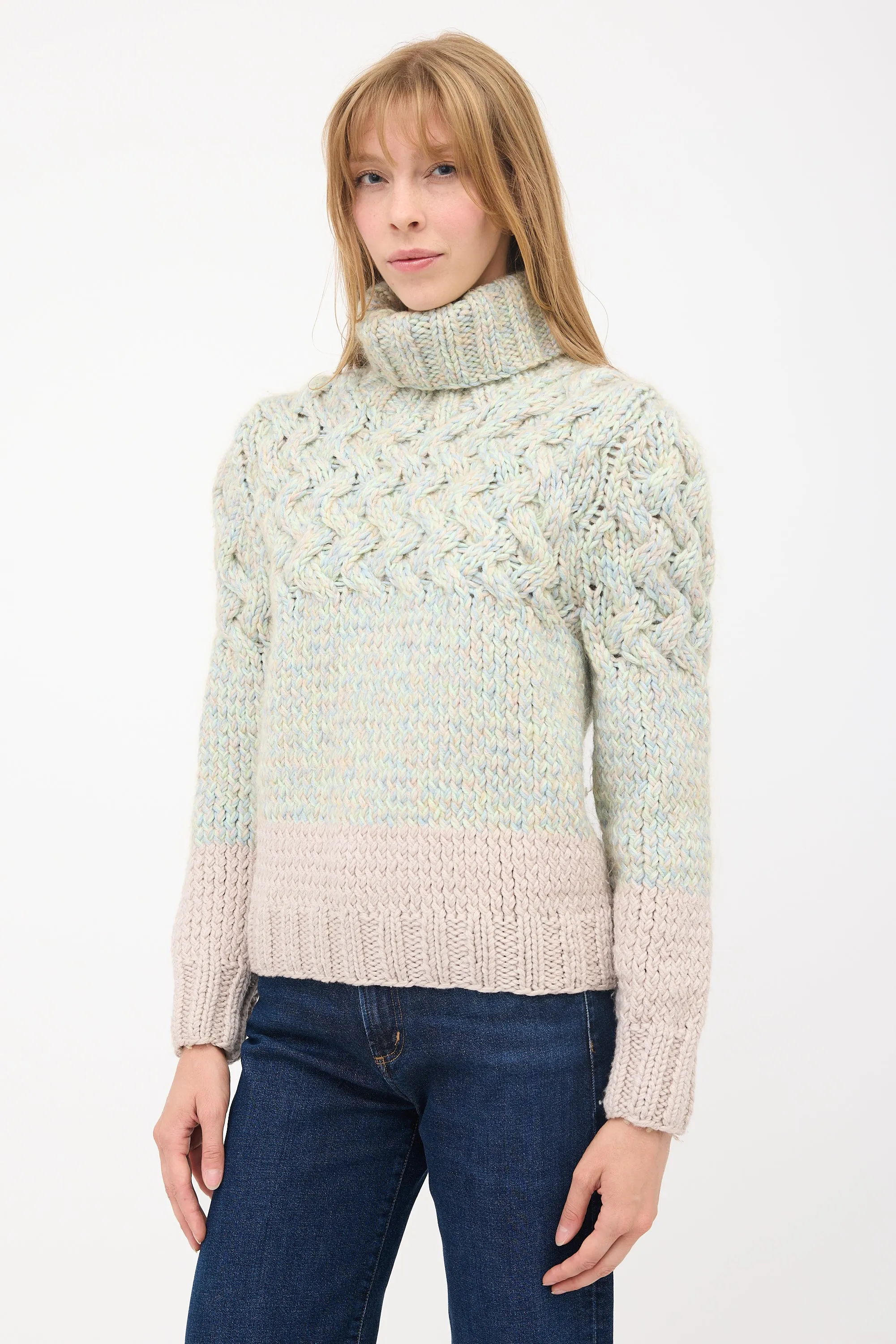 Wool Chunky Knit Sweater sold by VSP Consignment product image thumbnail 3