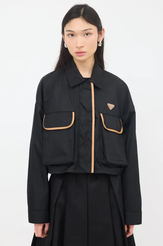 Re-Nylon Contrast Trim Jacket sold by VSP Consignment