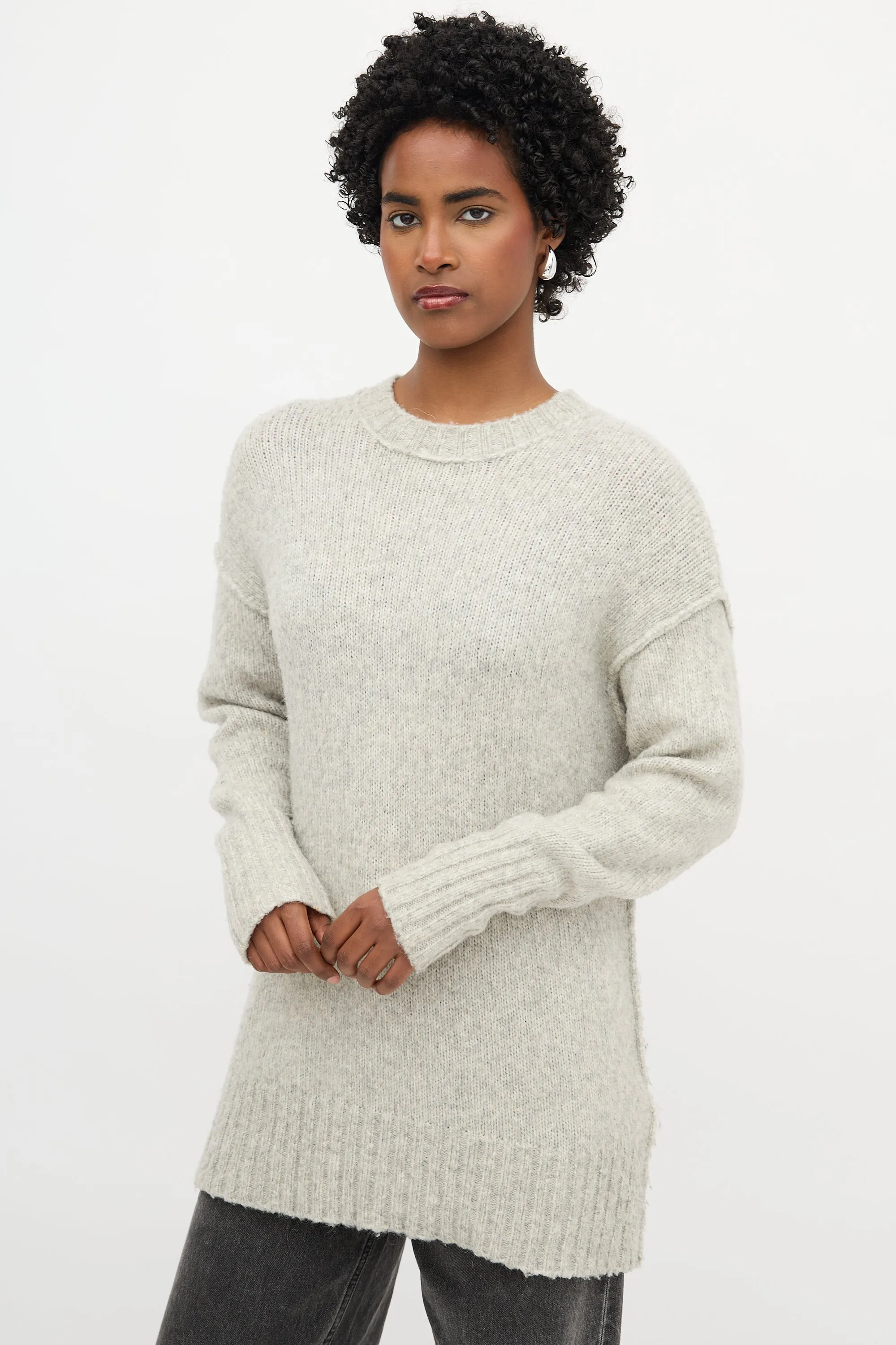 Oversized Crewneck Sweater sold by VSP Consignment product image thumbnail 3