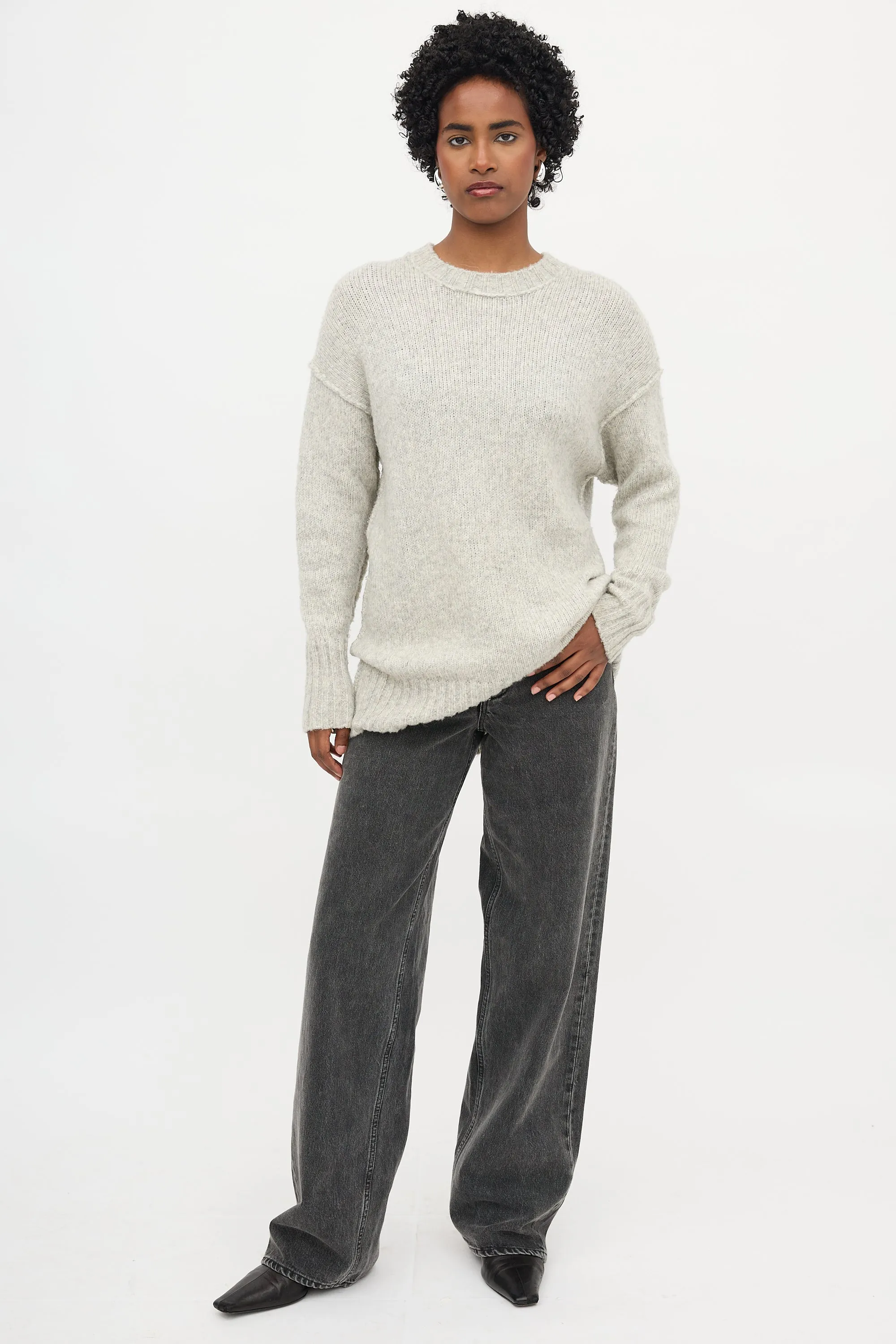 Oversized Crewneck Sweater sold by VSP Consignment product image thumbnail 5