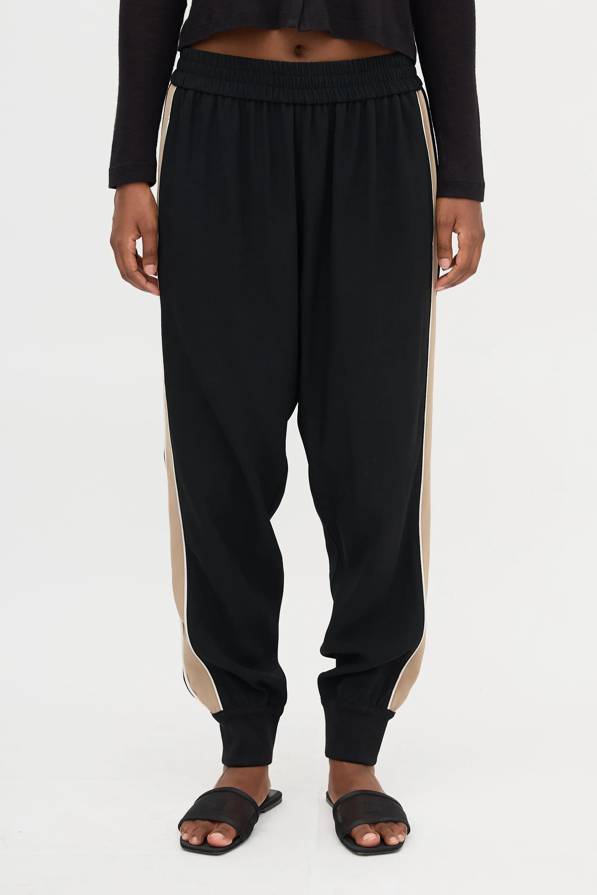 Striped Tech Jogger sold by VSP Consignment