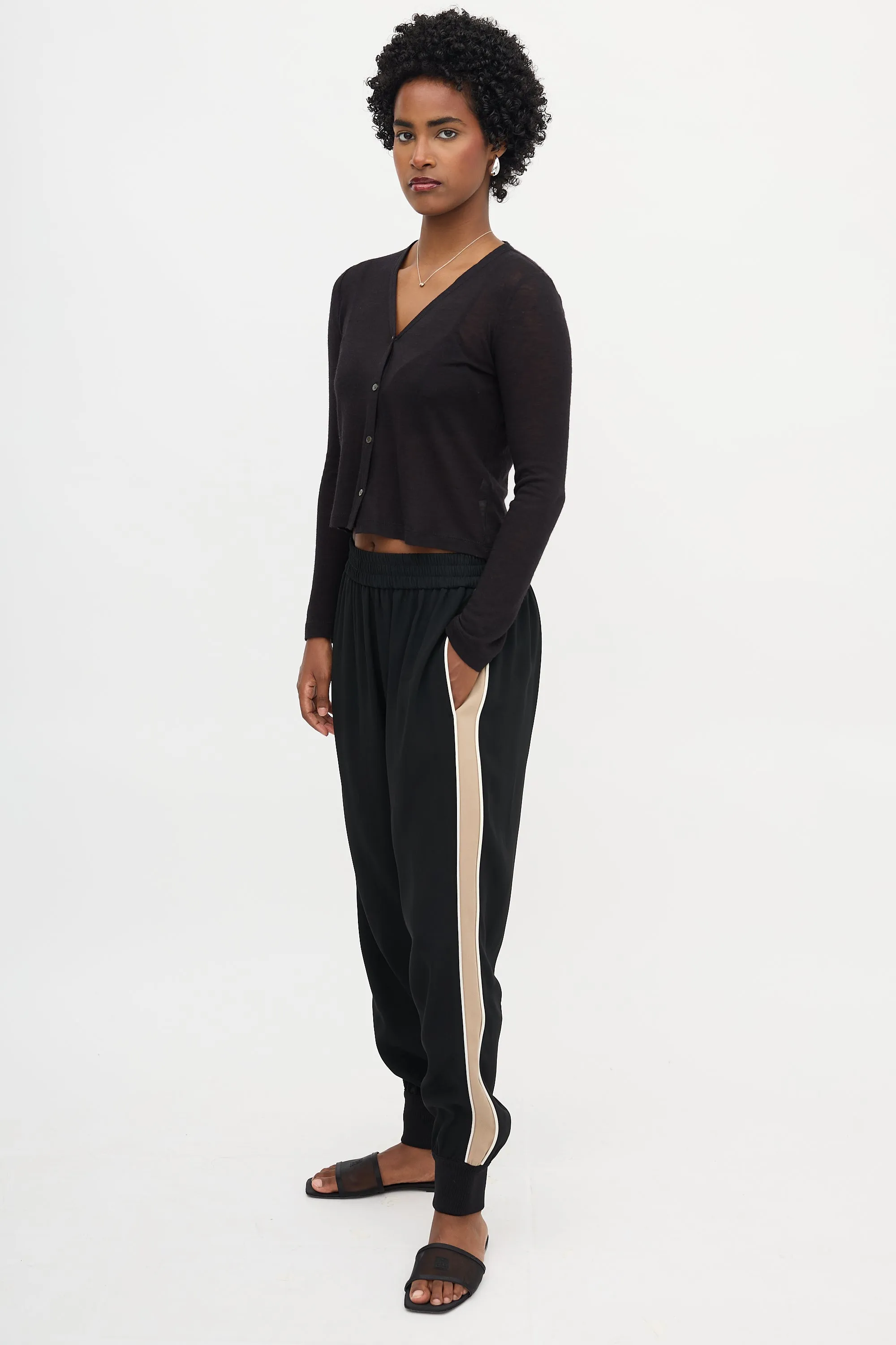 Striped Tech Jogger sold by VSP Consignment product image thumbnail 2