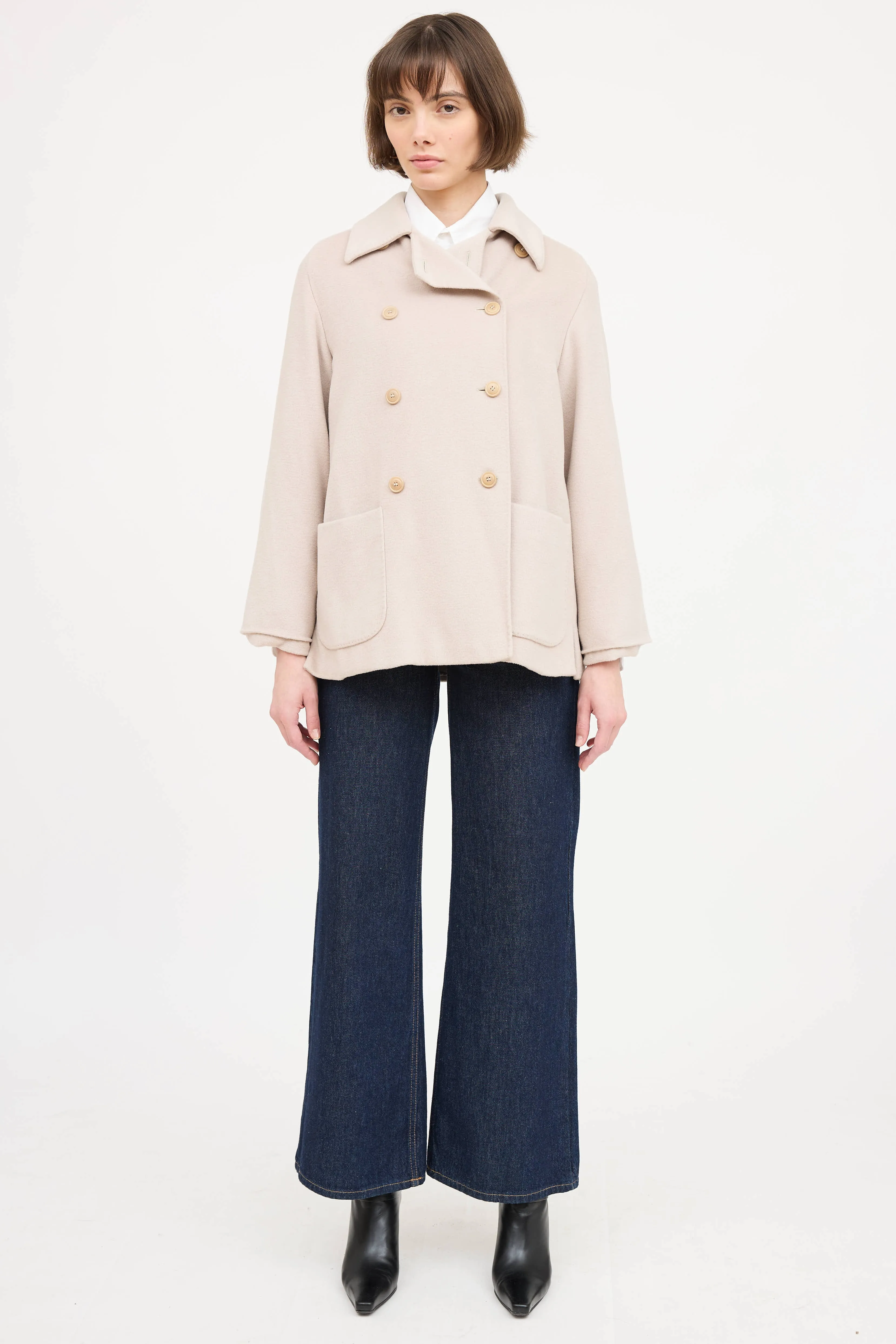 Wool Double Breasted Jacket sold by VSP Consignment product image thumbnail 2