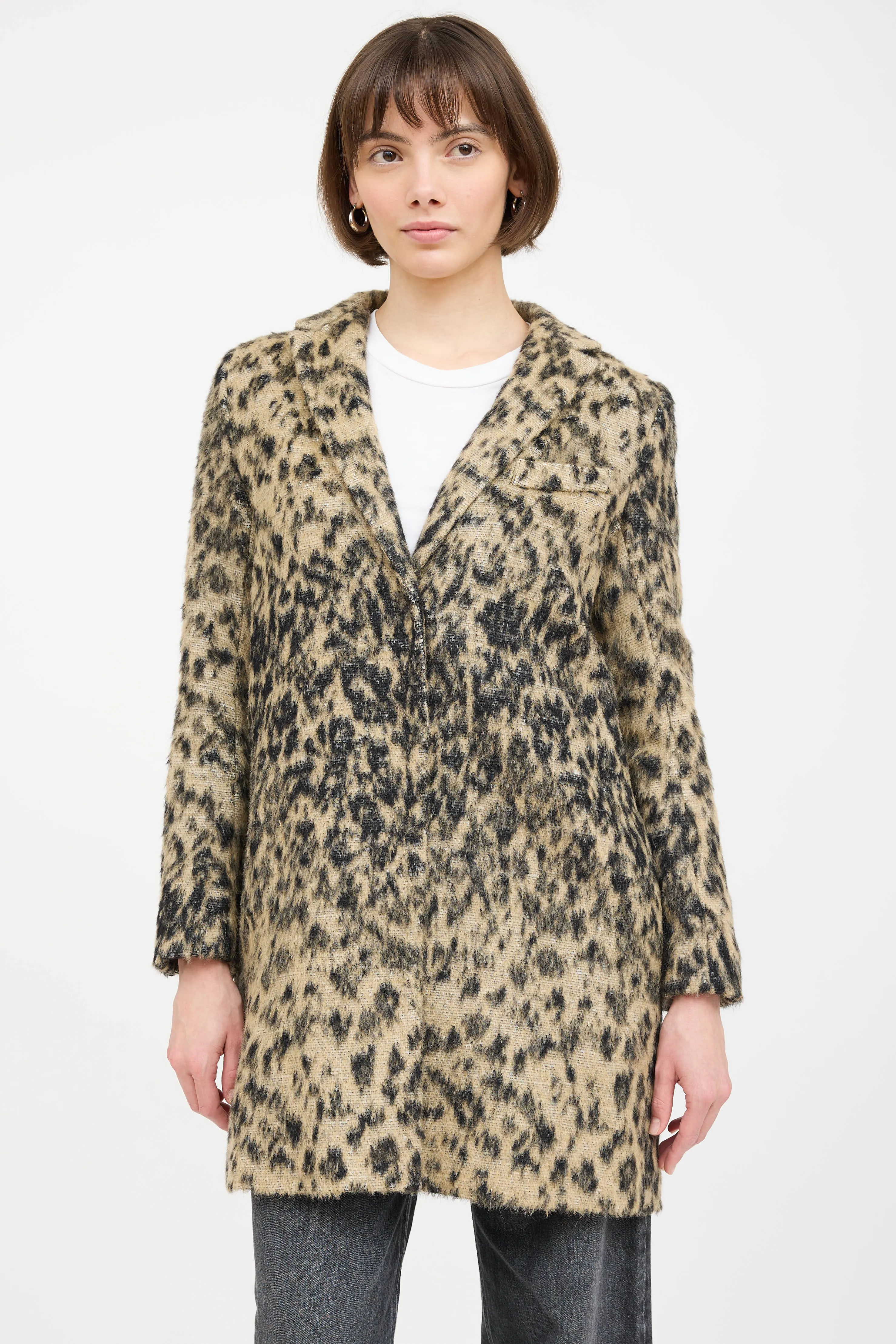 Wool Patterned Coat sold by VSP Consignment product image thumbnail 2