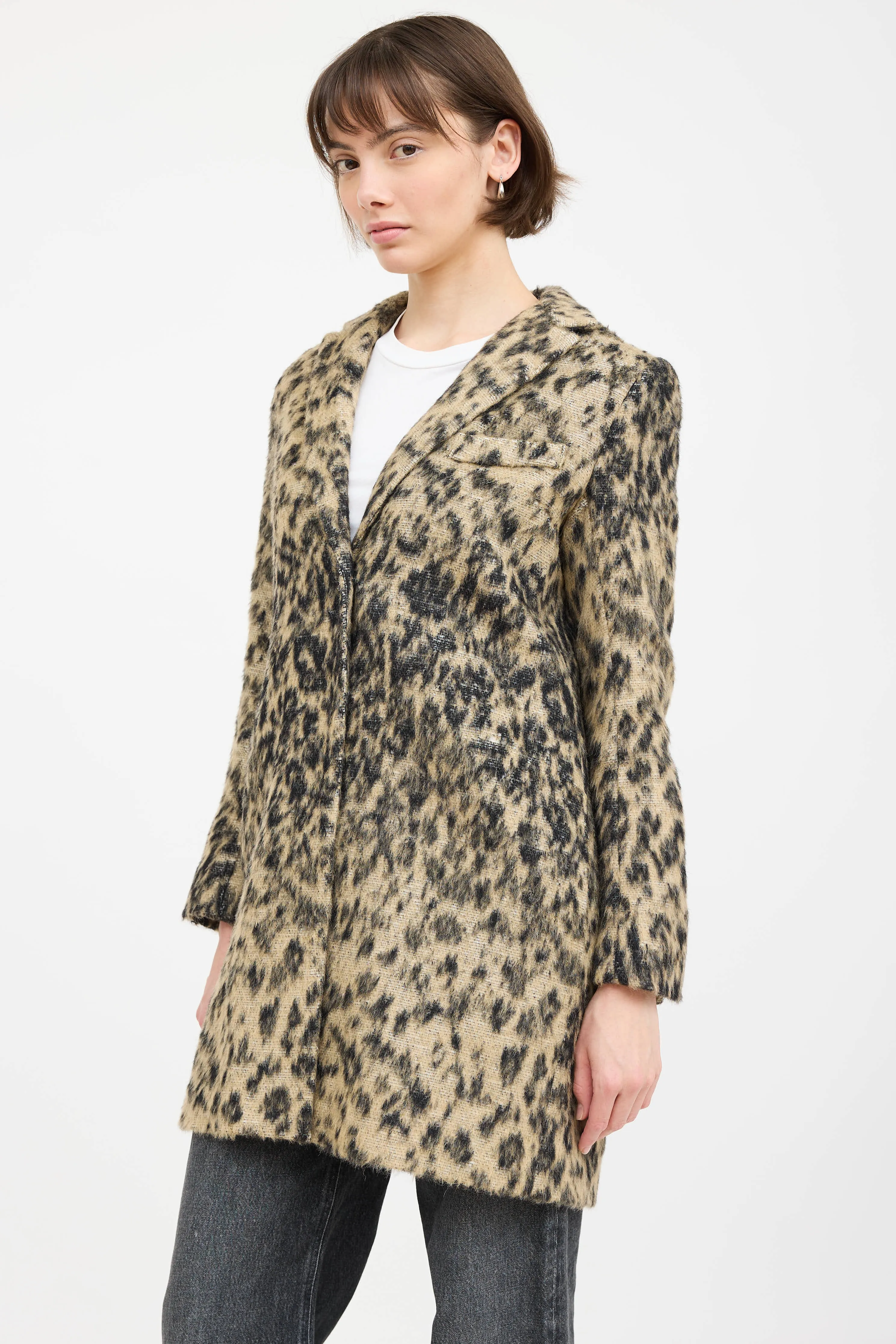 Wool Patterned Coat sold by VSP Consignment product image thumbnail 3