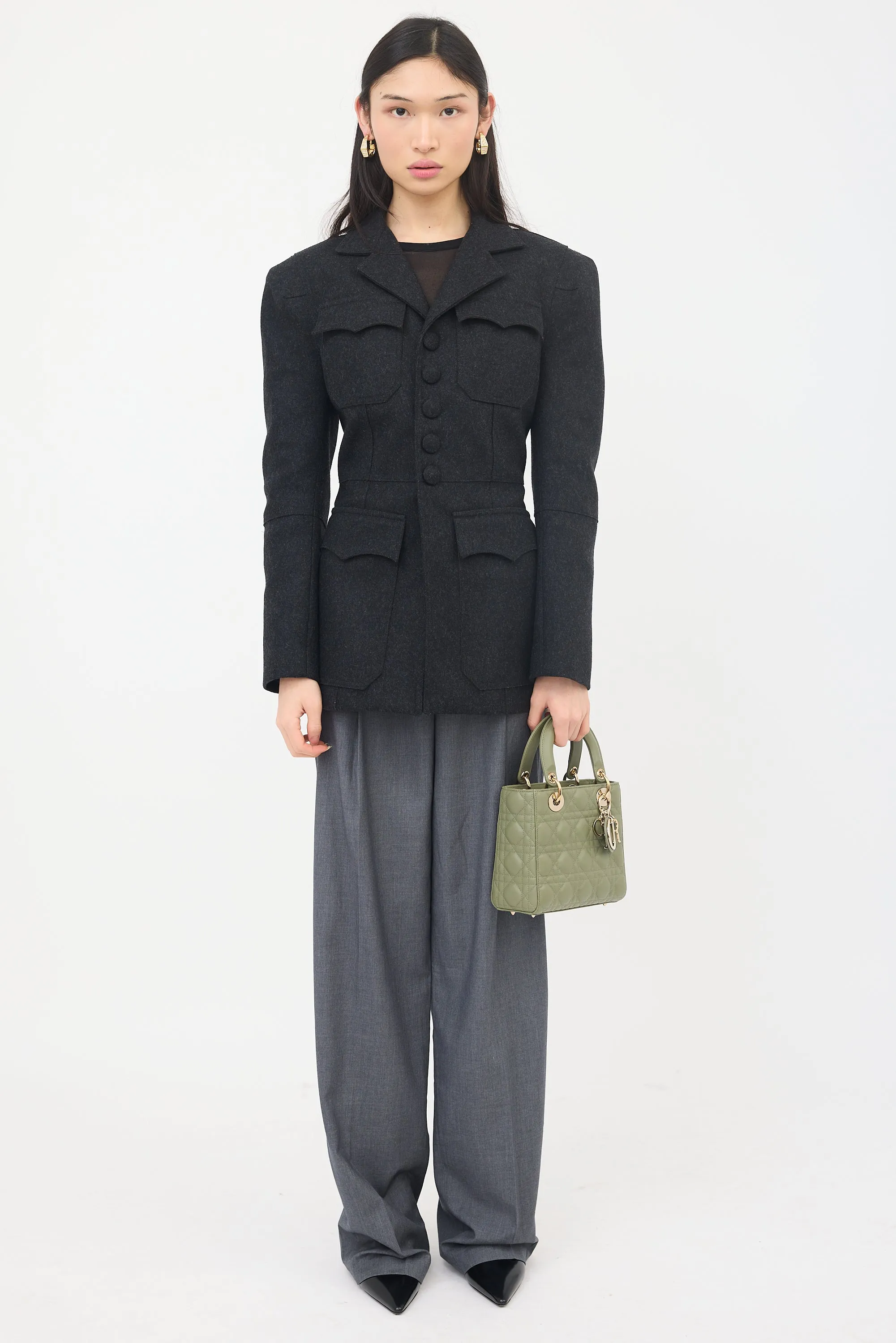 2020 Leather Small Lady Dior Bag sold by VSP Consignment product image thumbnail 3