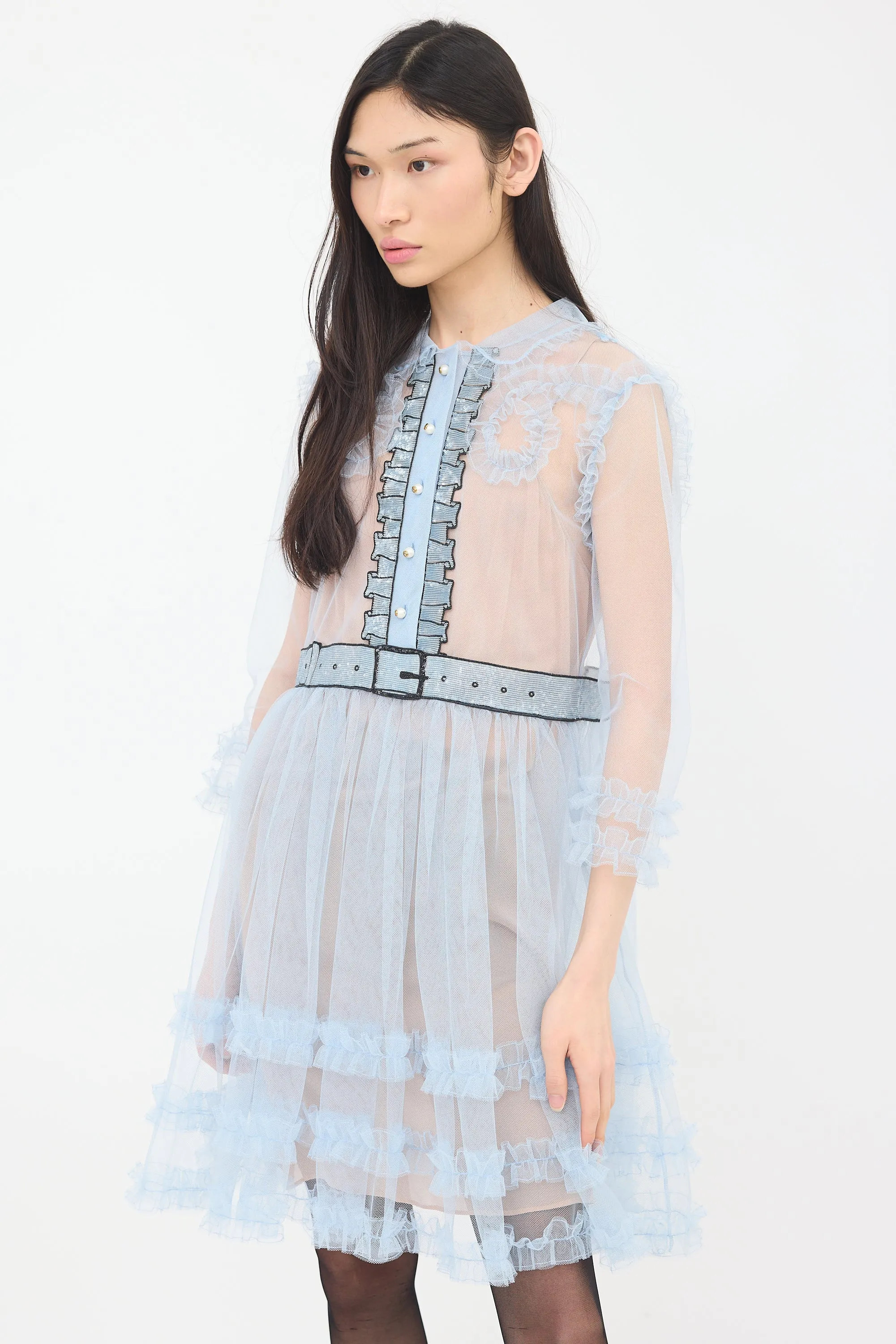 SS 2016 Tulle Embellished Dress sold by VSP Consignment product image thumbnail 3