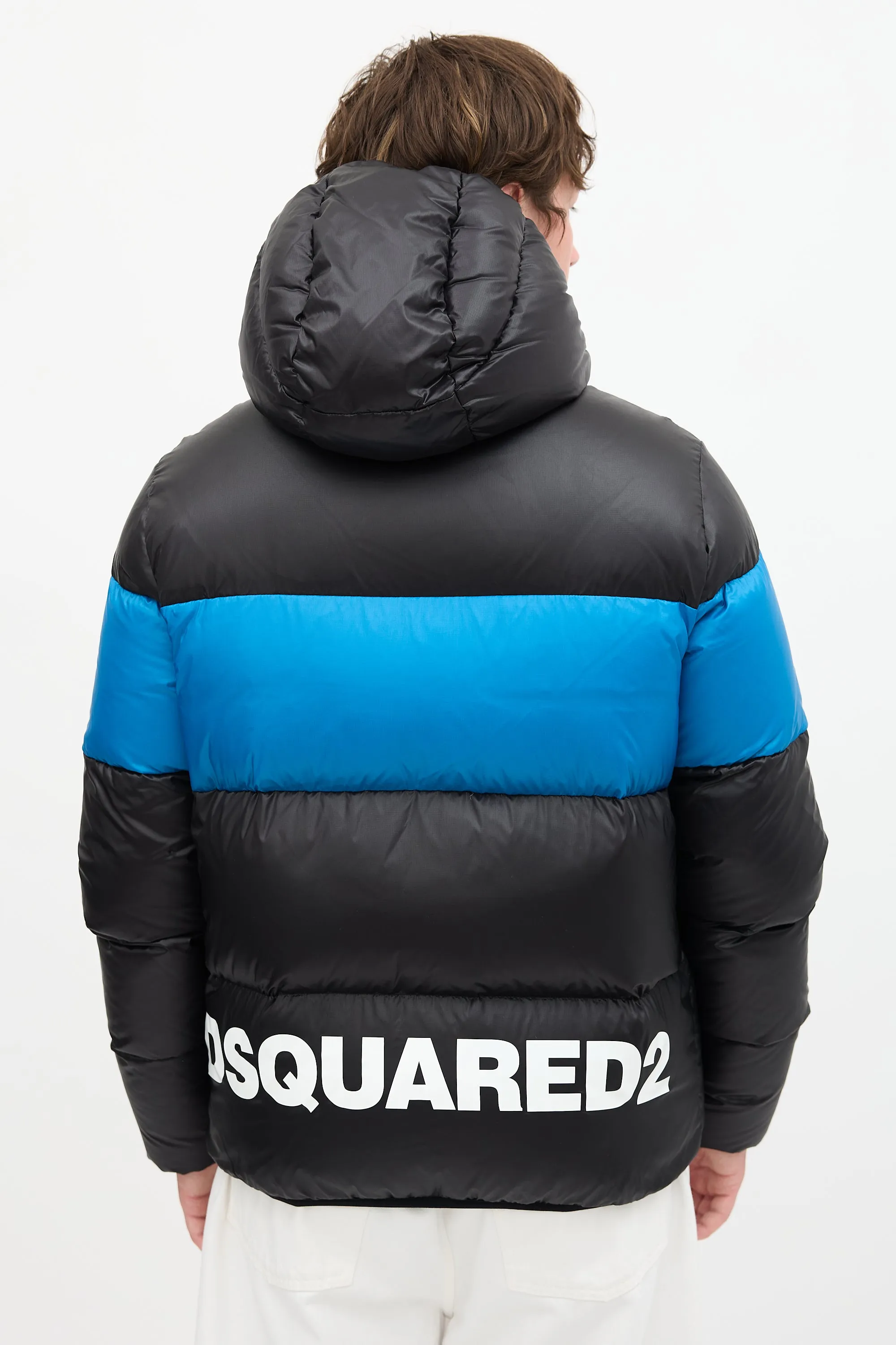 Down Colour Block Puffer Jacket sold by VSP Consignment product image thumbnail 2