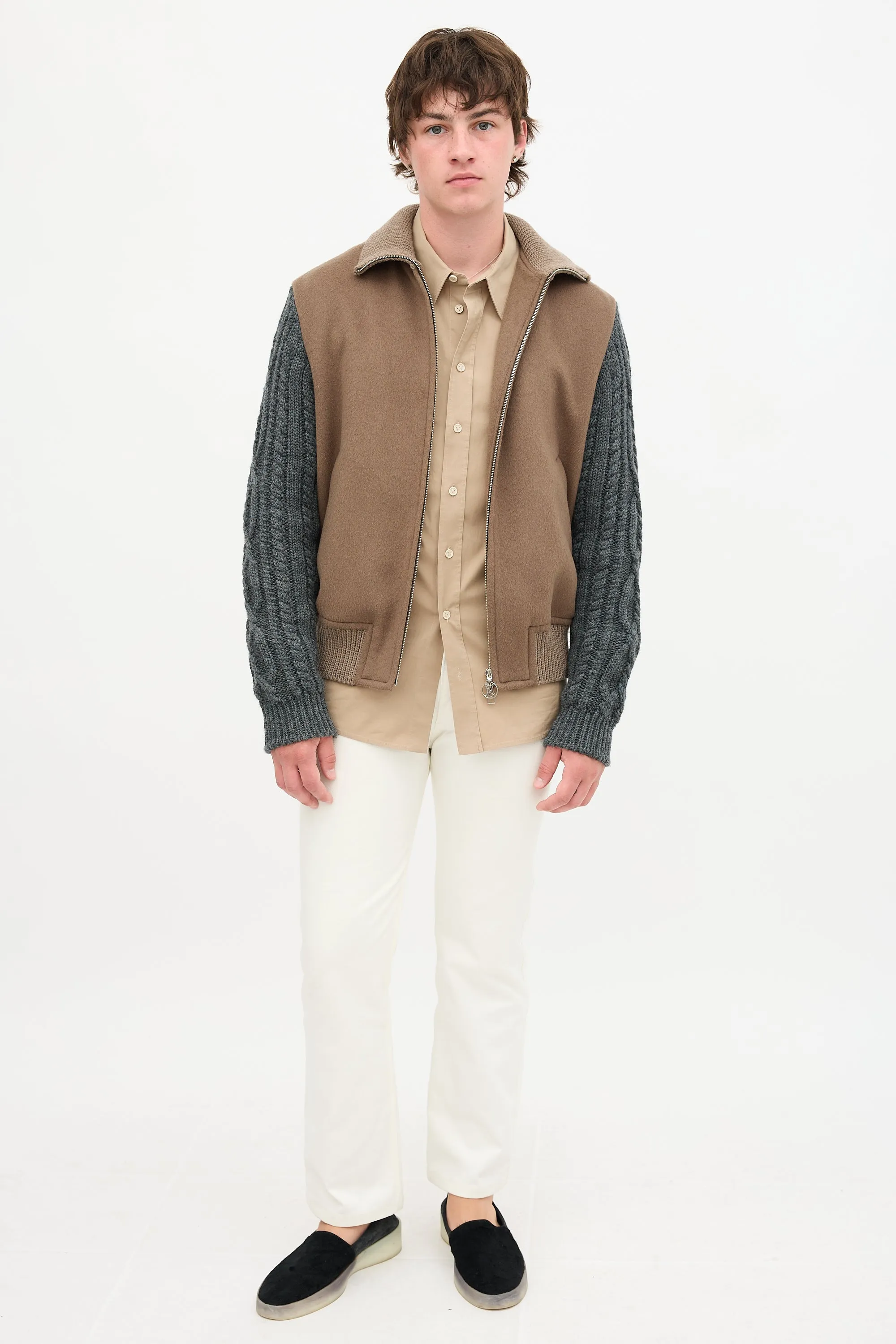 Wool & Cable Knit Jacket sold by VSP Consignment product image thumbnail 5
