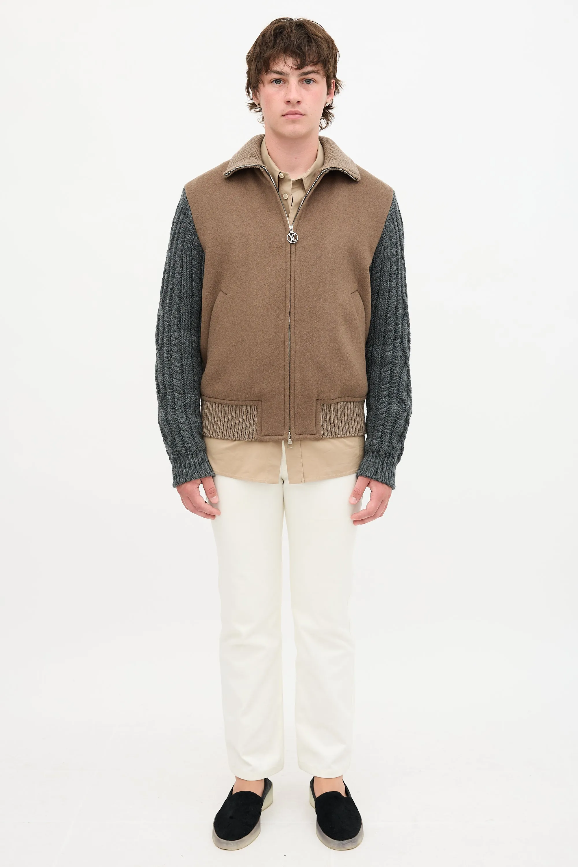 Wool & Cable Knit Jacket sold by VSP Consignment product image thumbnail 2