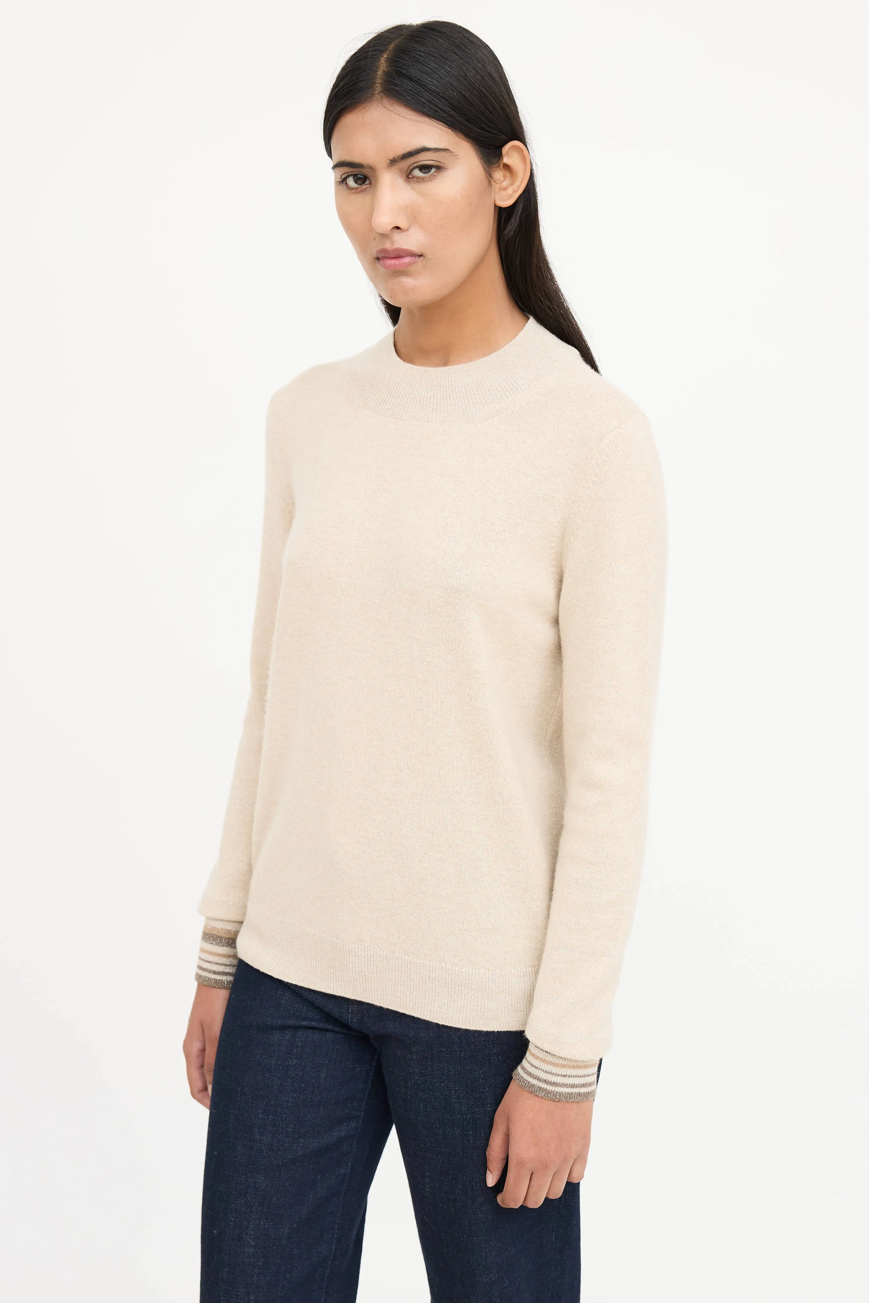 Cashmere Mockneck Sweater sold by VSP Consignment product image thumbnail 3