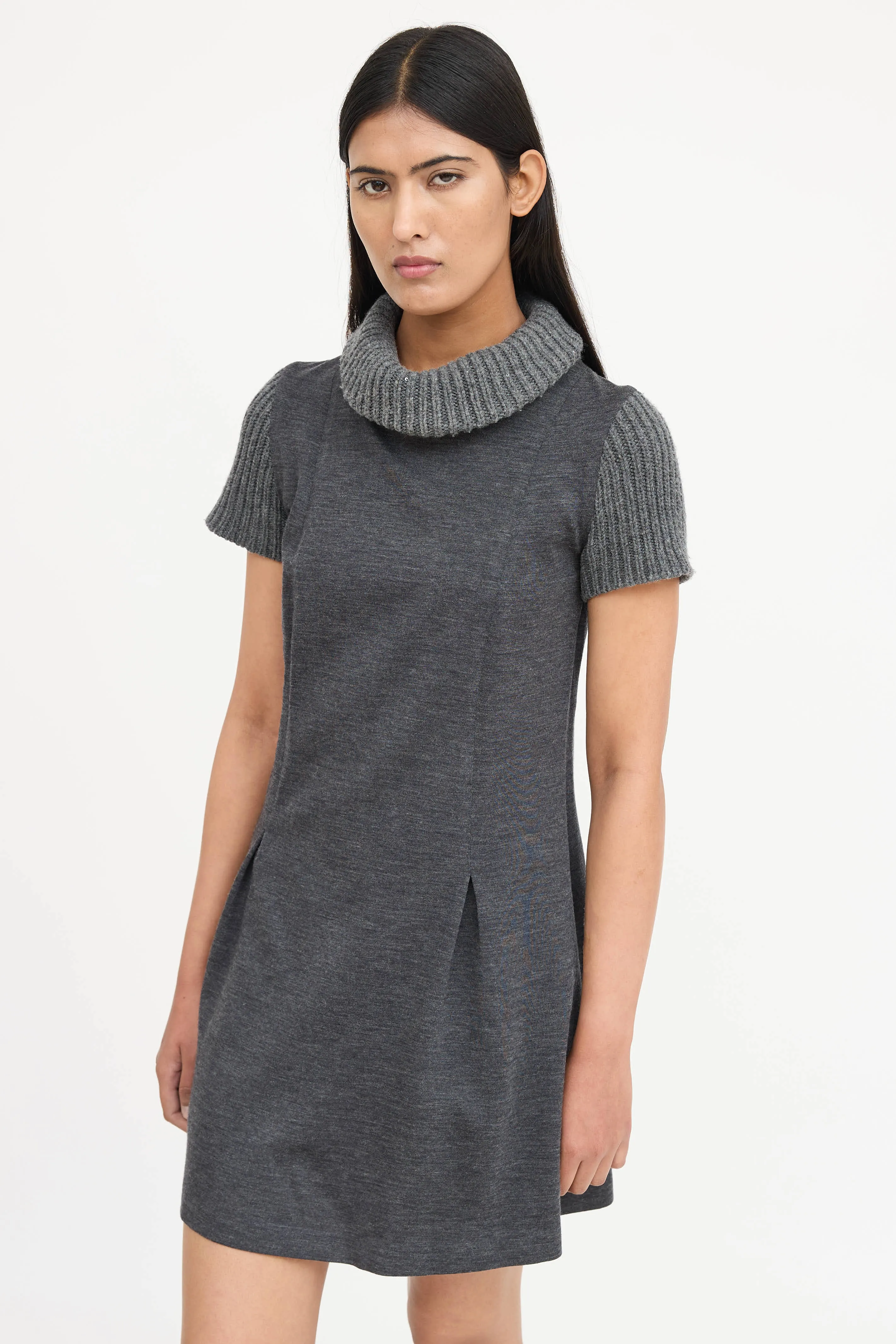 Knit Turtleneck Dress sold by VSP Consignment product image thumbnail 3