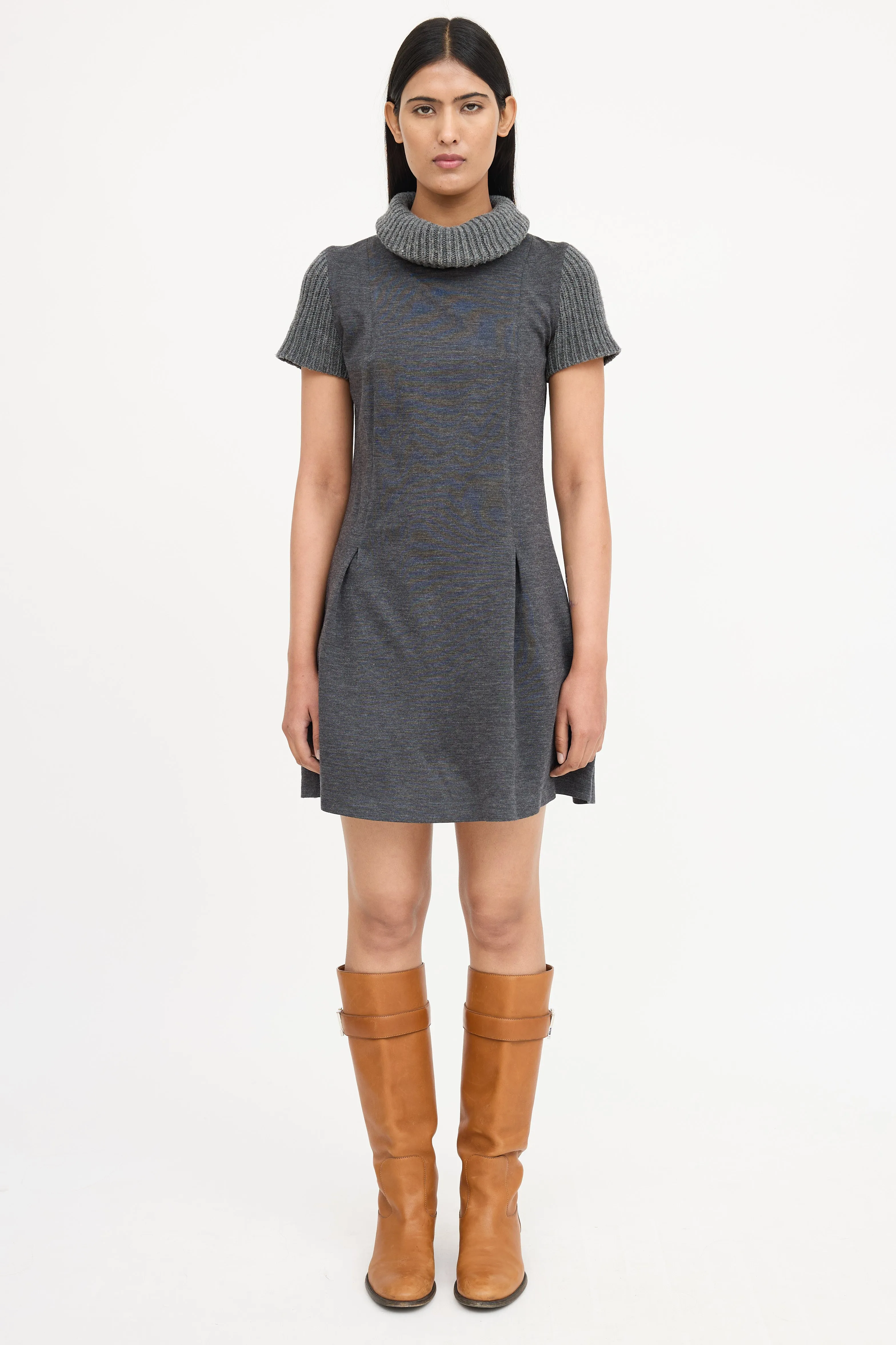 Knit Turtleneck Dress sold by VSP Consignment product image thumbnail 2