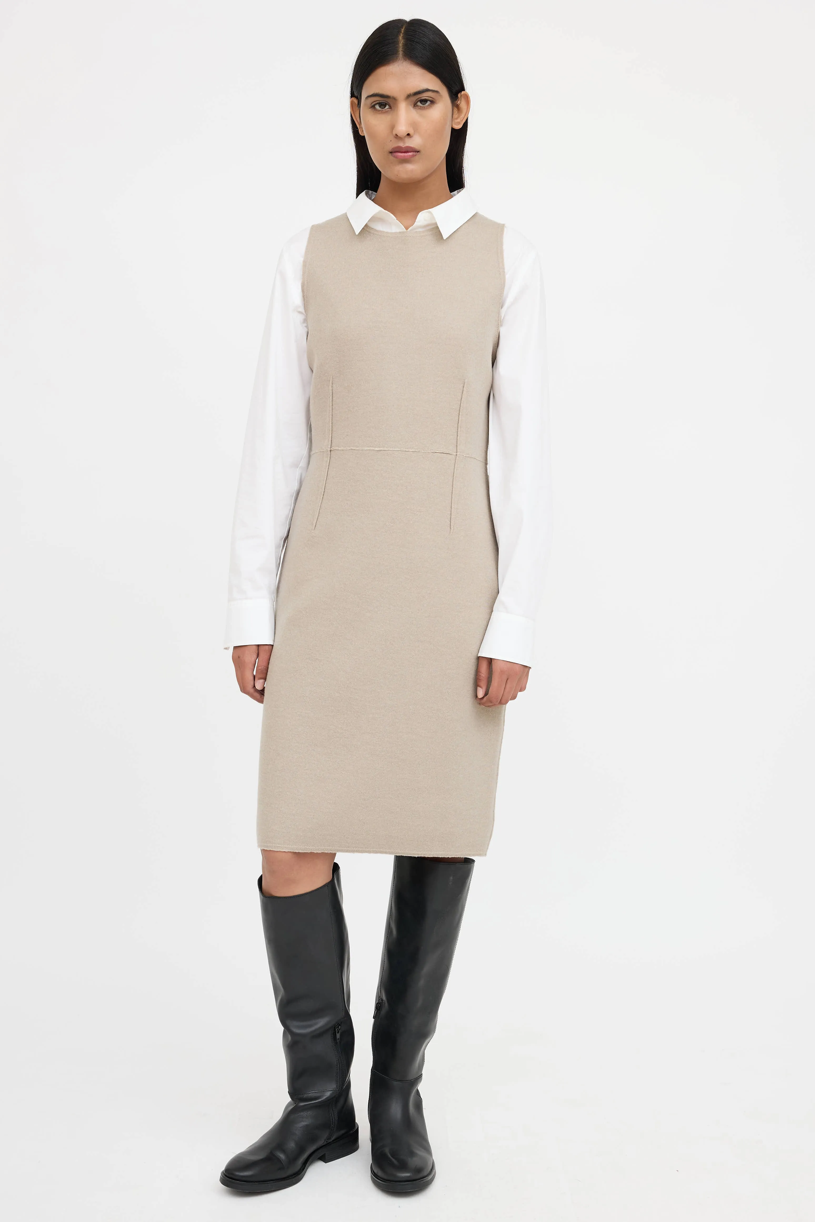 Wool Sleeveless Dress sold by VSP Consignment product image thumbnail 3