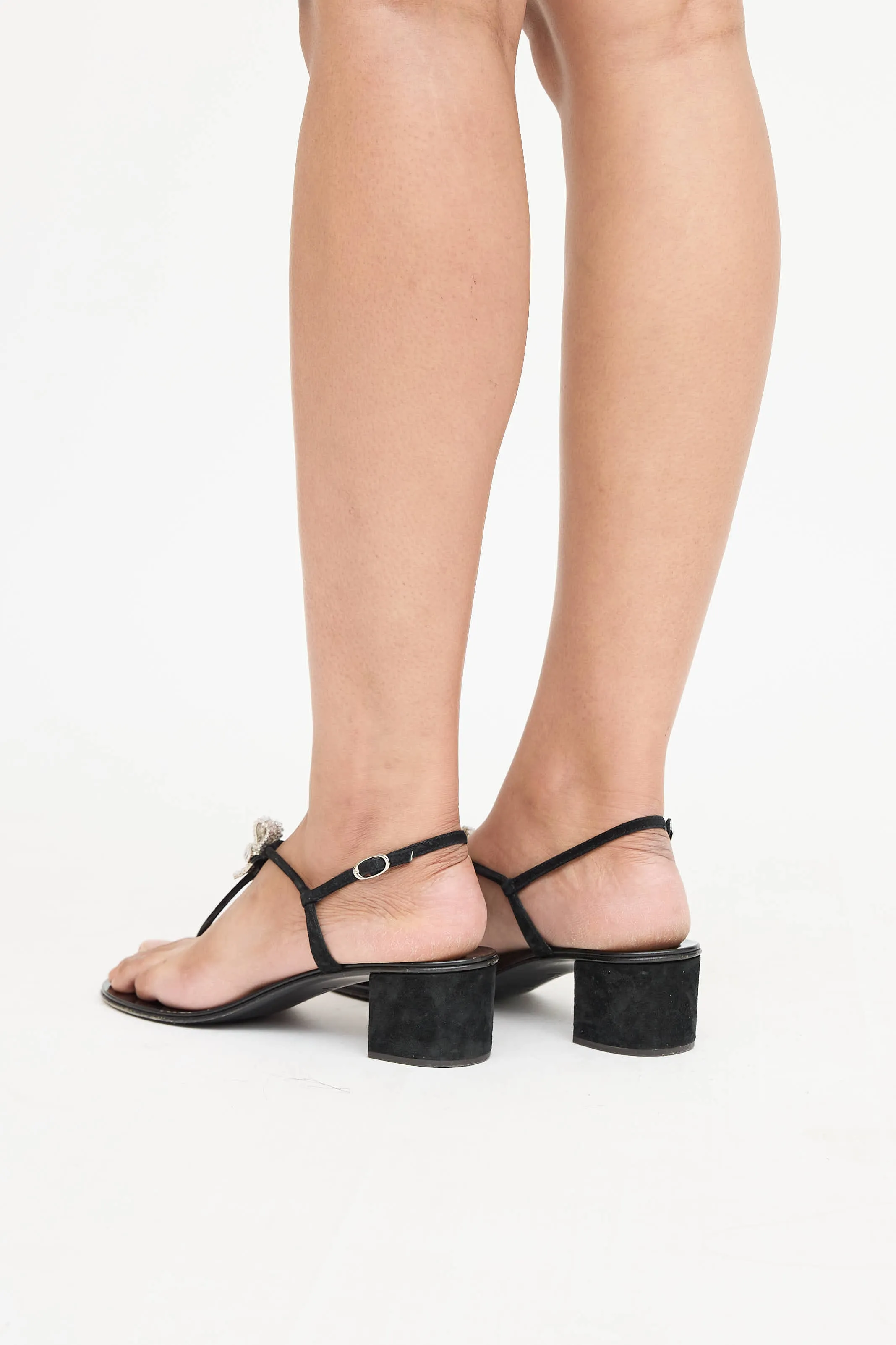 Crystal T-Strap Sandal sold by VSP Consignment product image thumbnail 4