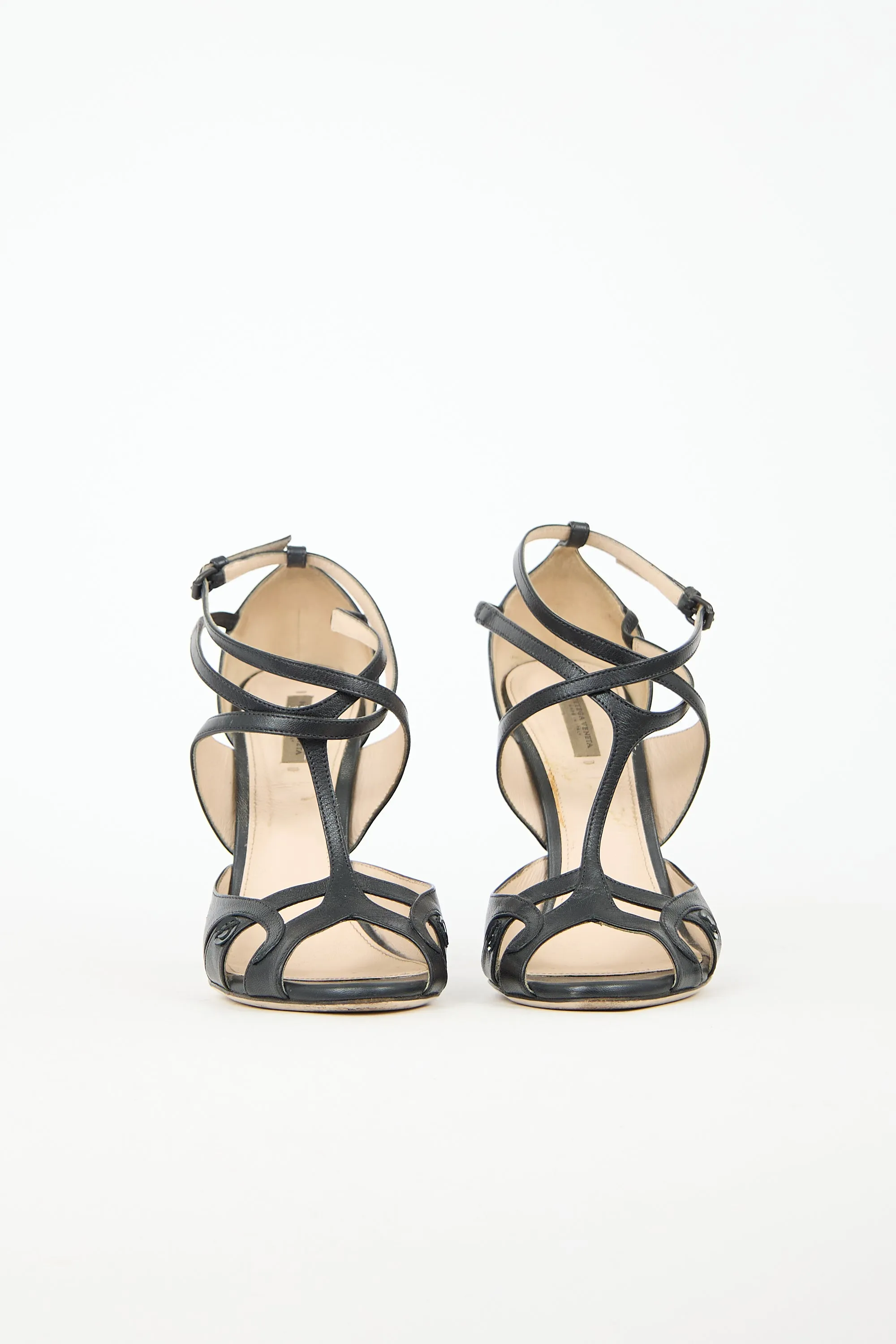 Leather T-Strap Heel sold by VSP Consignment product image thumbnail 3