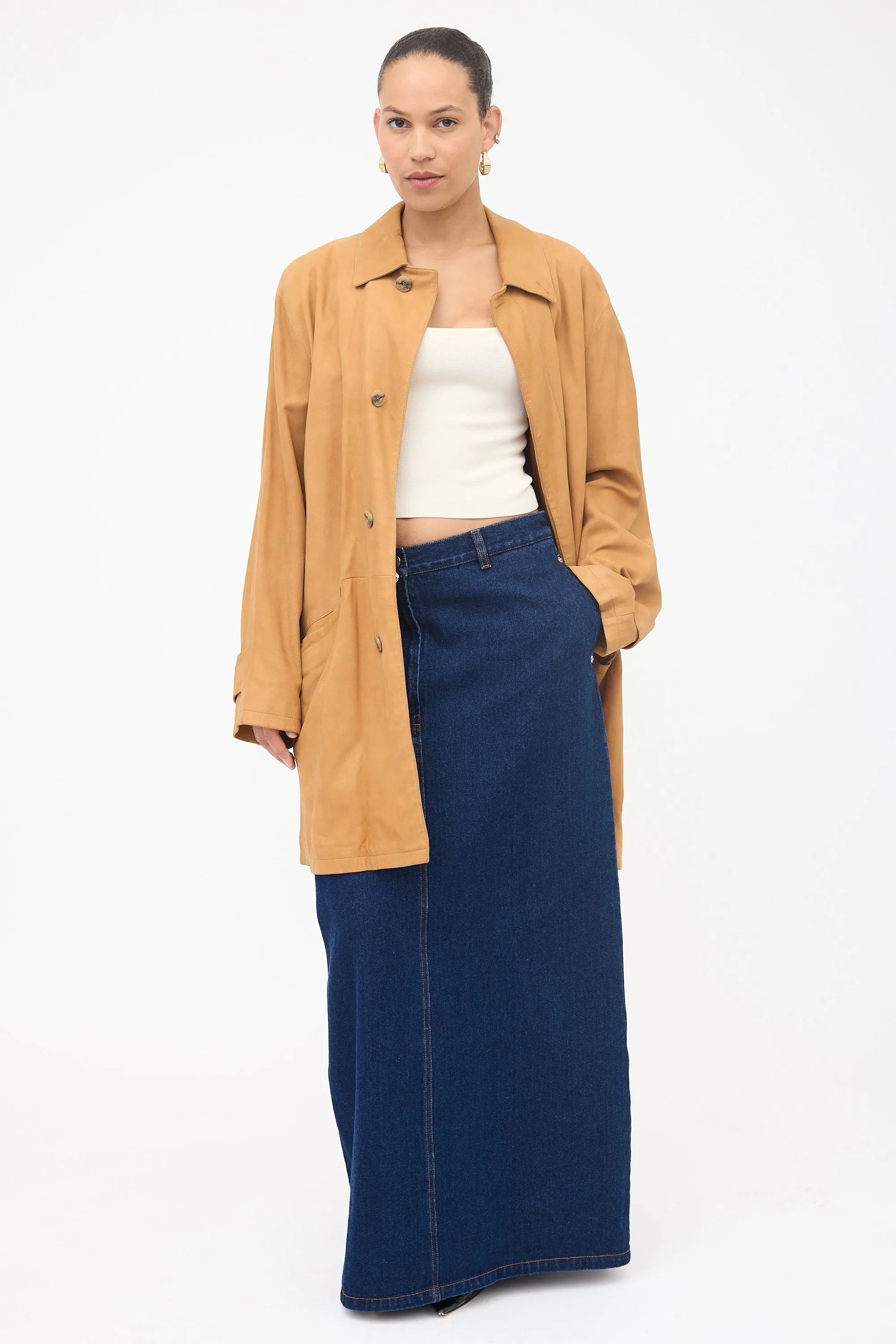 Vintage Suede Coat sold by VSP Consignment product image thumbnail 2