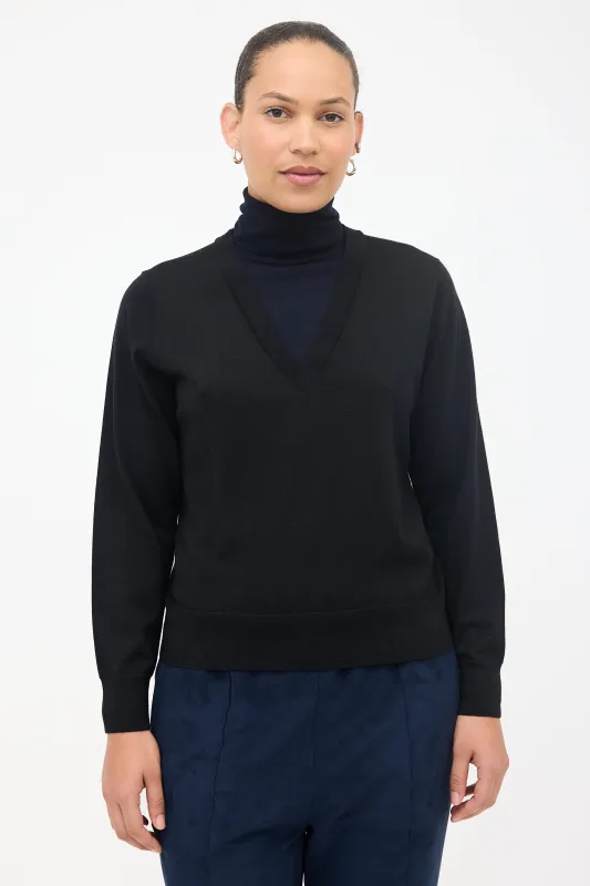 Wool Layered Turtleneck Sweater sold by VSP Consignment