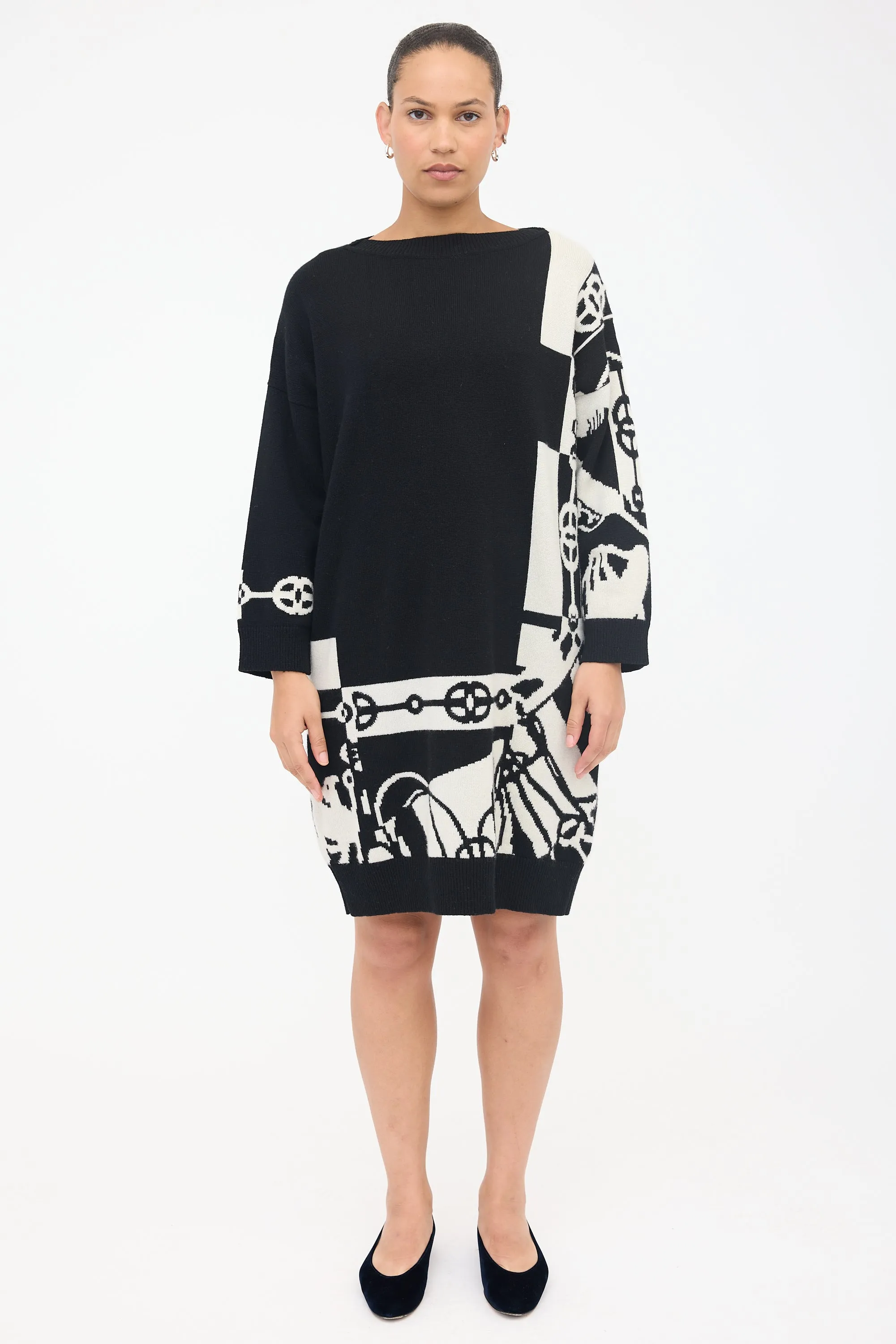 Cashmere Cliquetis Sweater Dress sold by VSP Consignment