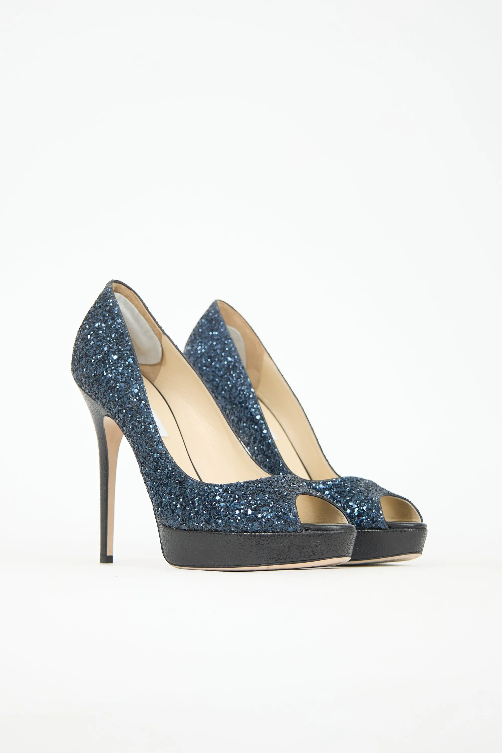 Glitter Platform Heel sold by VSP Consignment product image thumbnail 2