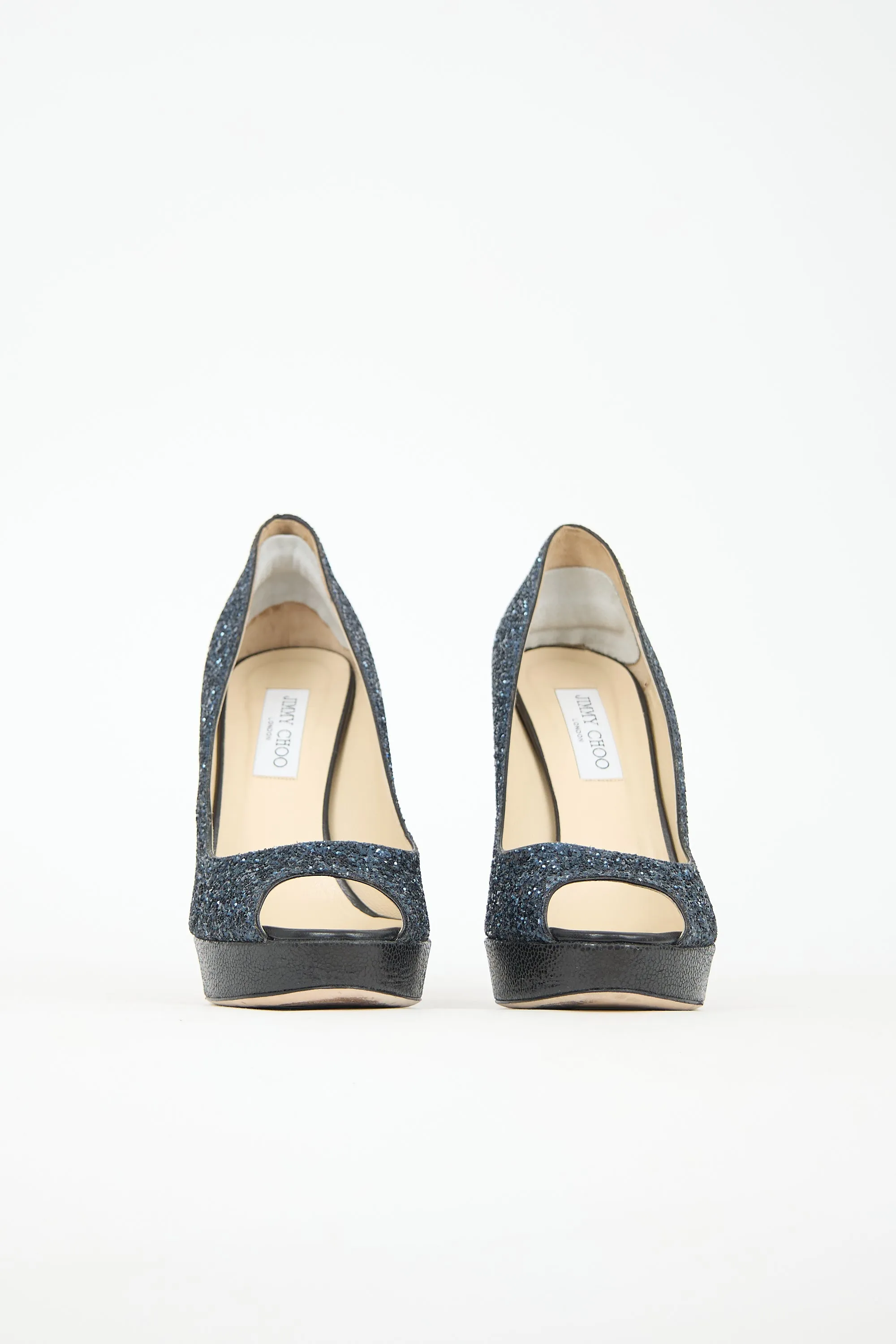 Glitter Platform Heel sold by VSP Consignment product image thumbnail 3