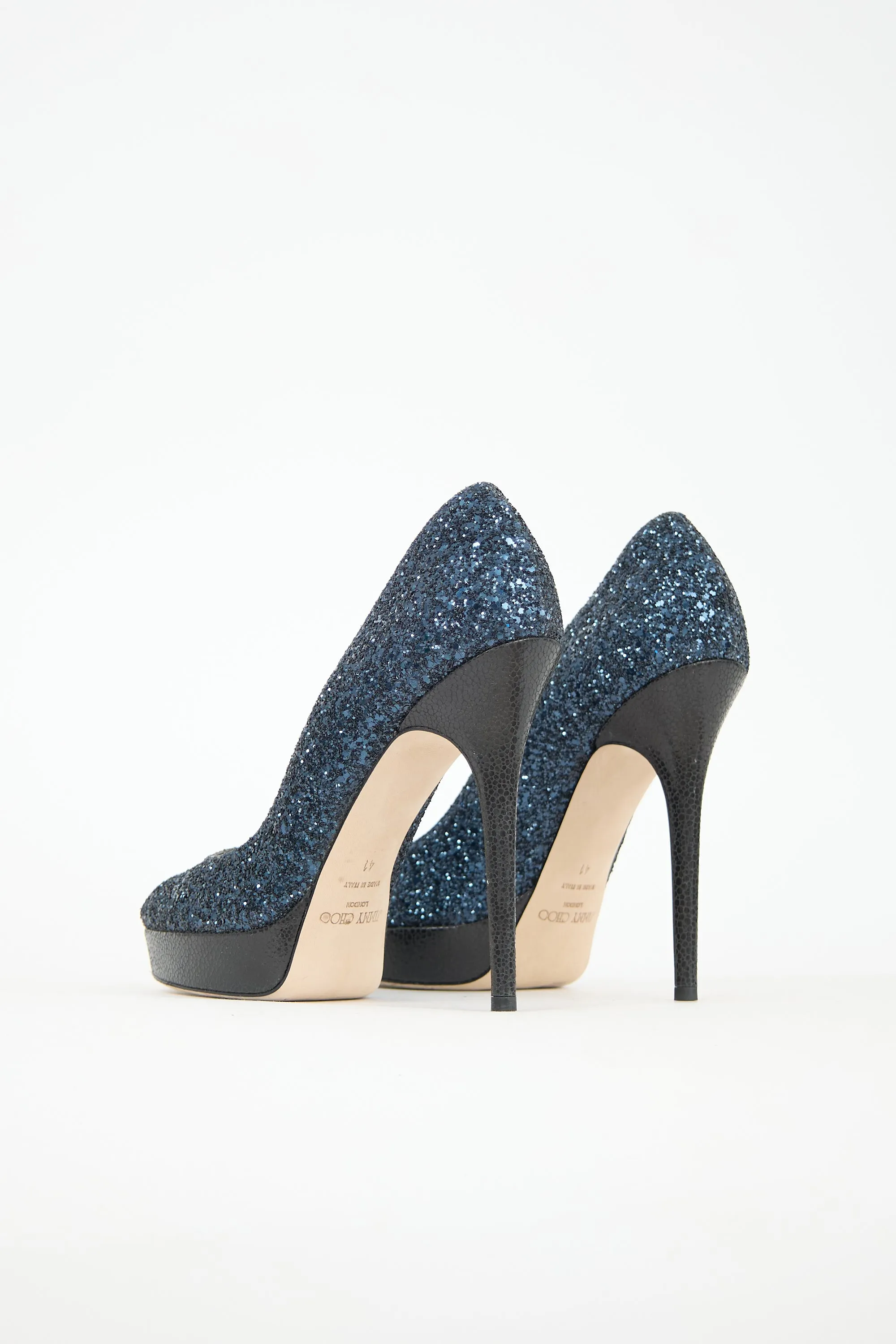 Glitter Platform Heel sold by VSP Consignment product image thumbnail 4