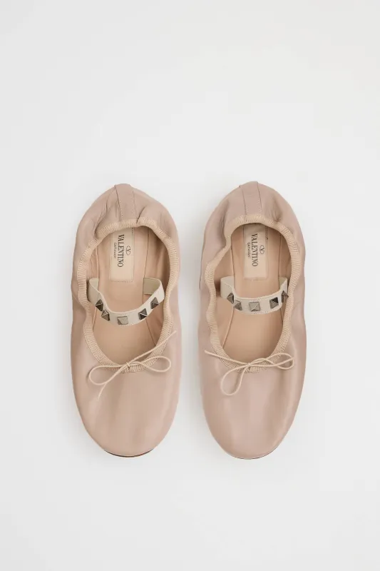 Rockstud Ballet Flat sold by VSP Consignment