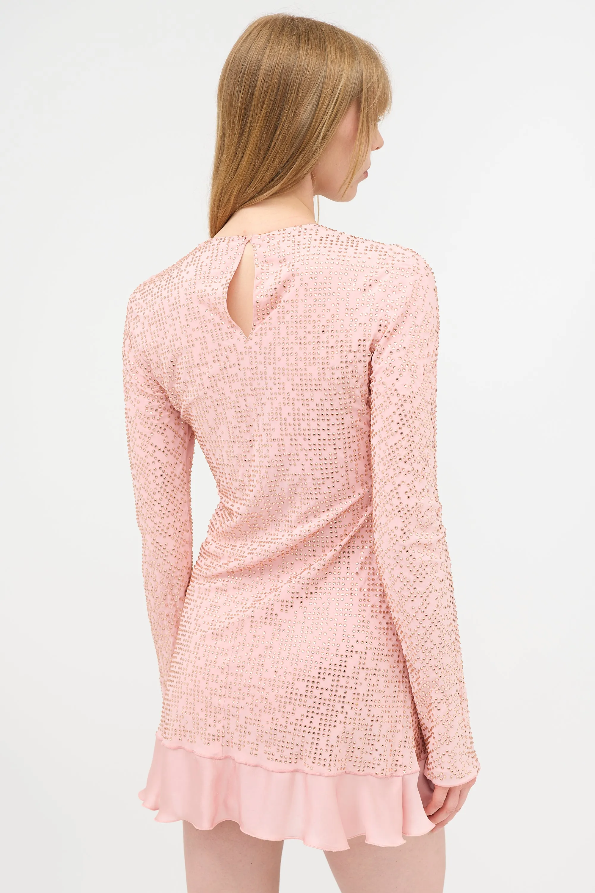 Fall 2021 Silk Crystal Embellished Dress sold by VSP Consignment product image thumbnail 4