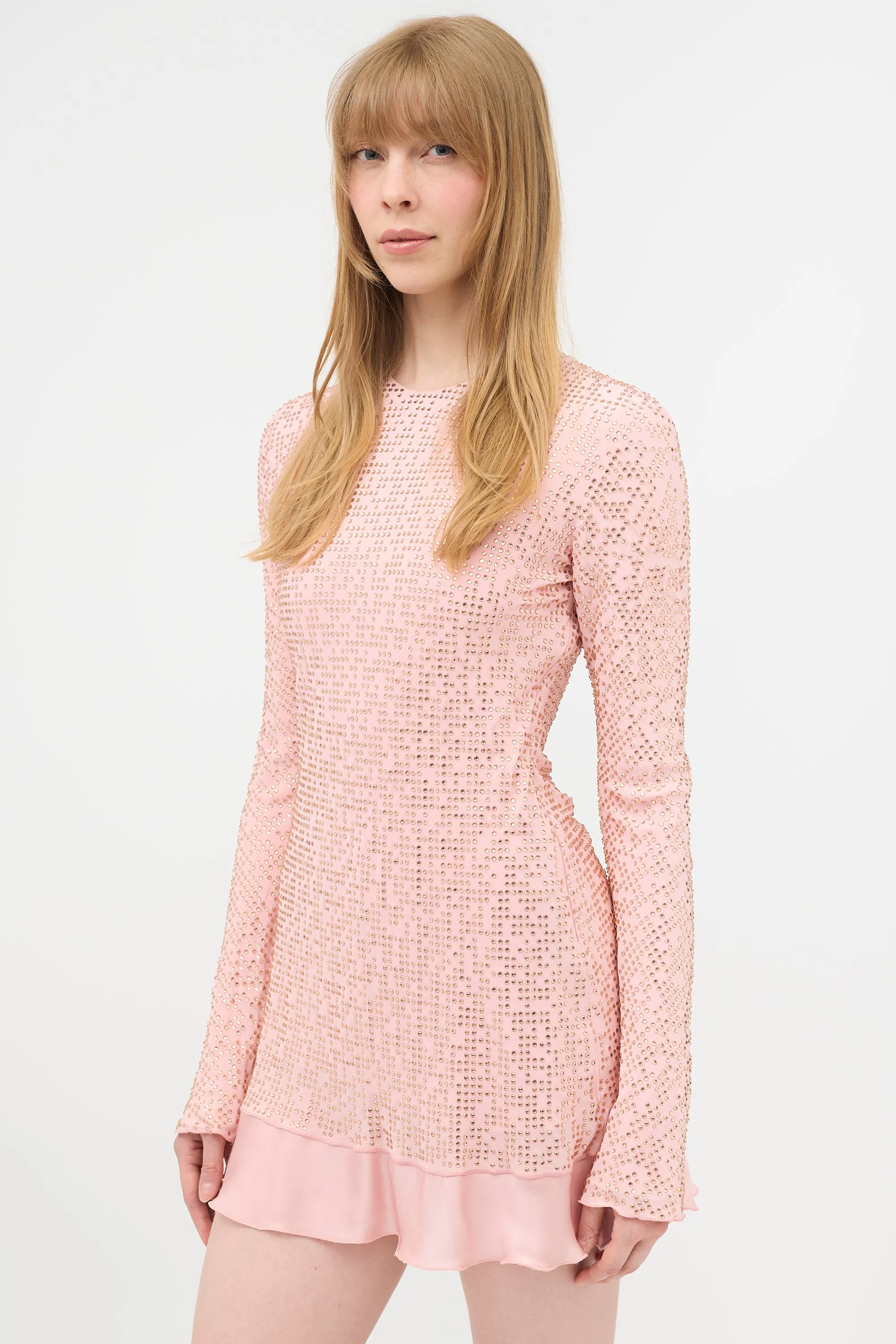 Fall 2021 Silk Crystal Embellished Dress sold by VSP Consignment product image thumbnail 3