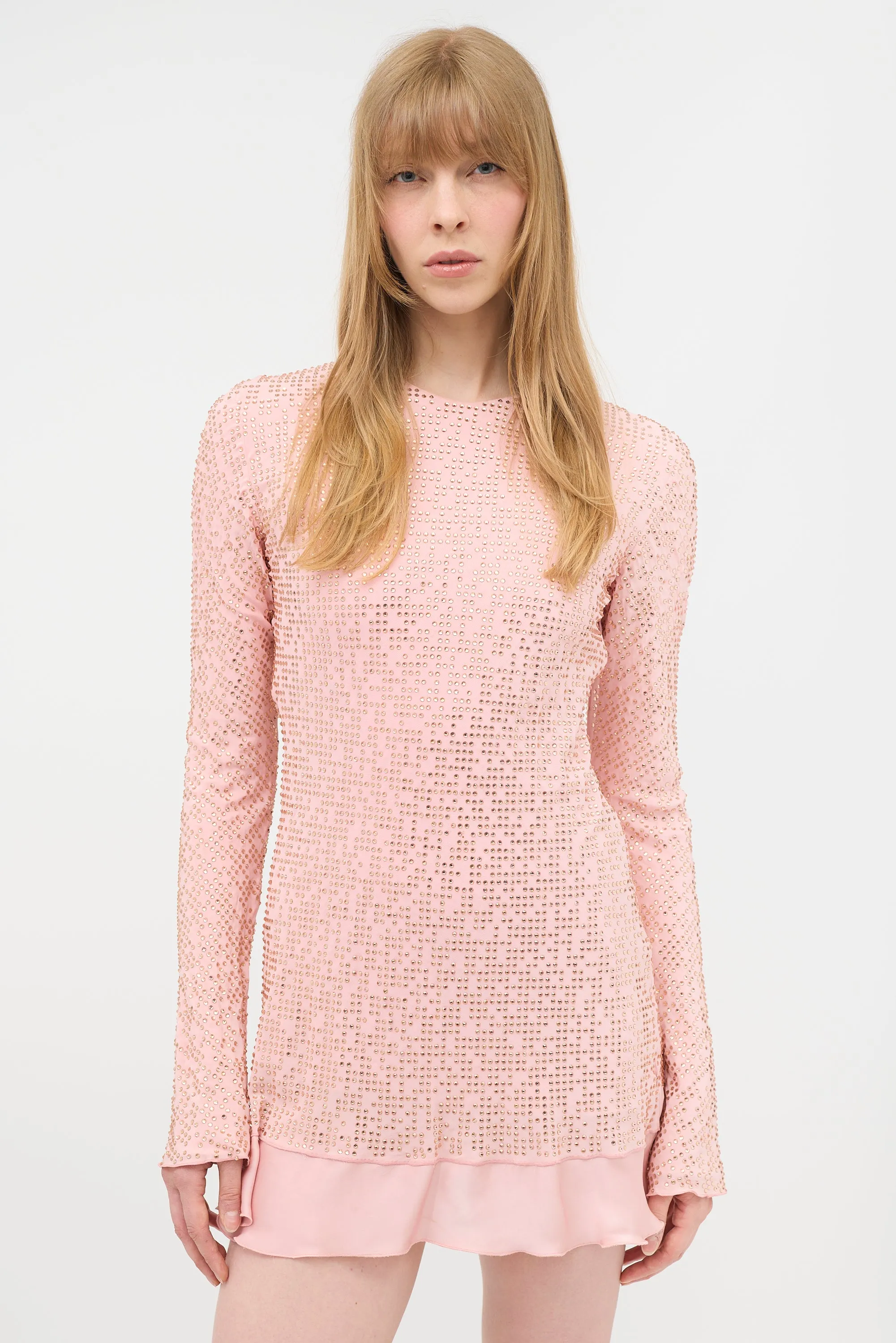 Fall 2021 Silk Crystal Embellished Dress sold by VSP Consignment