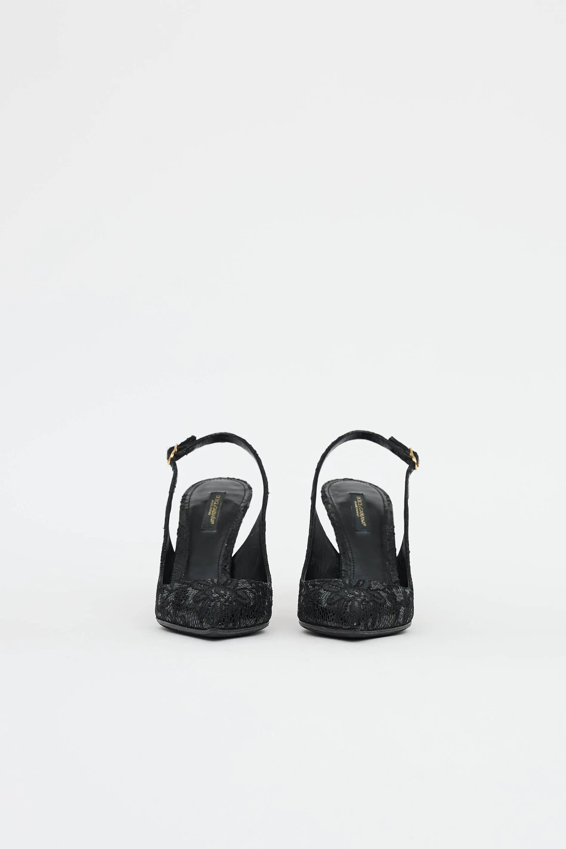 Lace Slingback Pump sold by VSP Consignment product image thumbnail 3